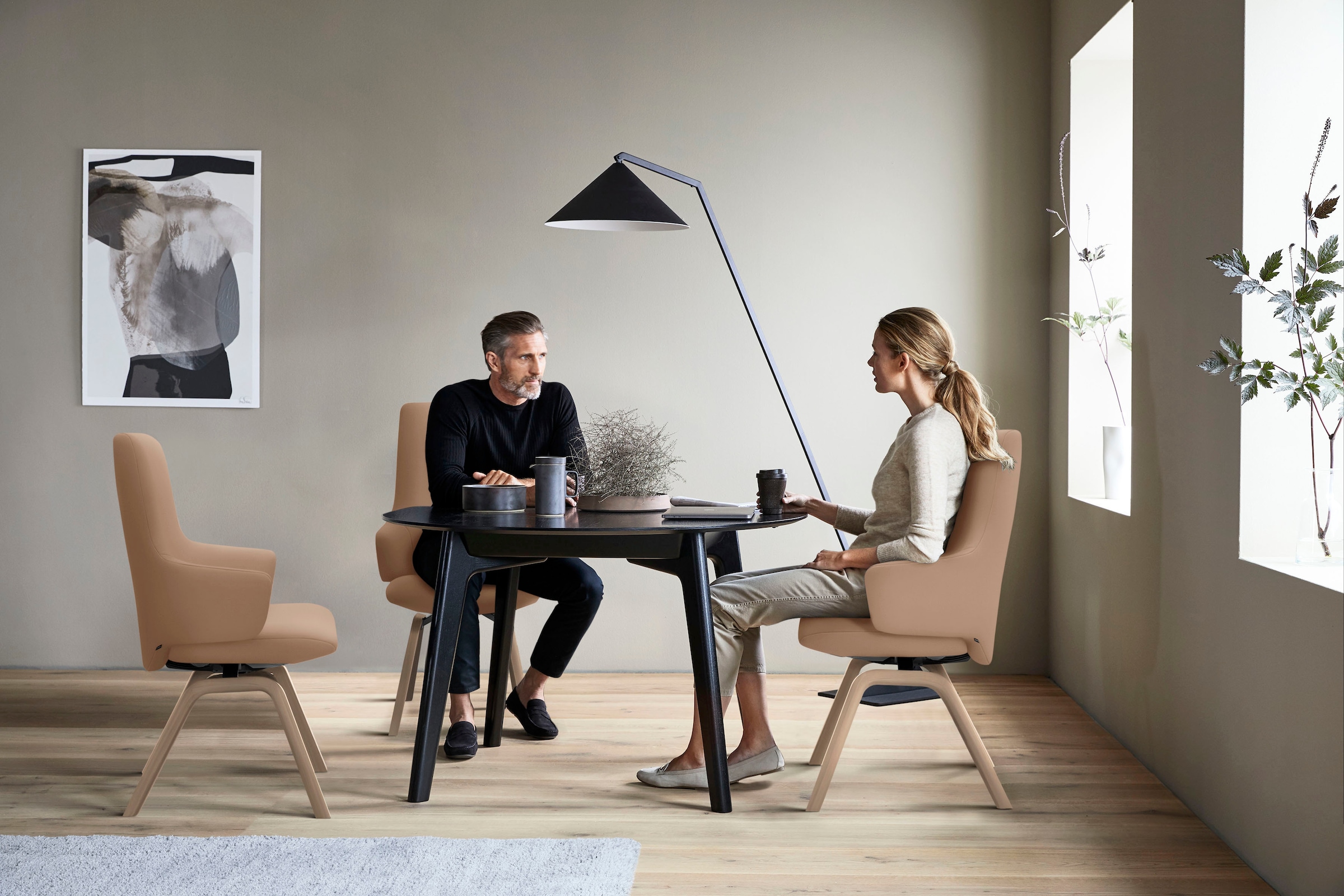 Stressless® Polsterstuhl »Laurel«, High Back mit Armlehne, Größe L