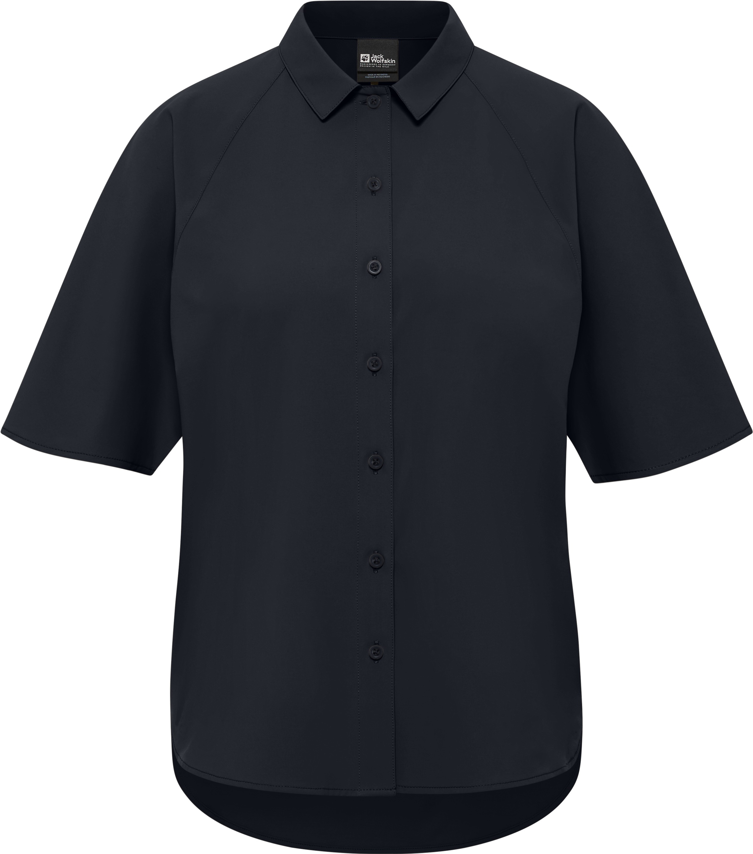Jack Wolfskin Kurzarmhemd »SIERRA QUEST SS SHIRT W«, Atmungsaktiv, Windabweisend, Stretchkomfort