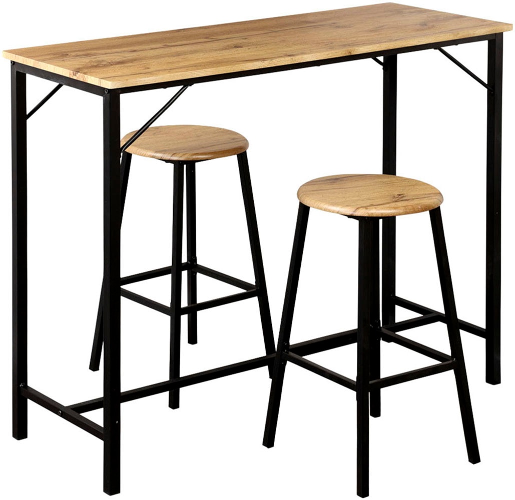 KESPER® Bargruppe »KESPER Küchenbar 3tlg., FSC« 3 tlg. inkl. 2 Barhocker