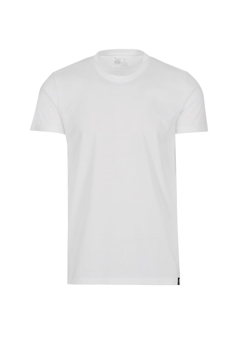 Trigema T-Shirt »TRIGEMA Slim Fit T-Shirt aus DELUXE Baumwolle«, (1 tlg.)