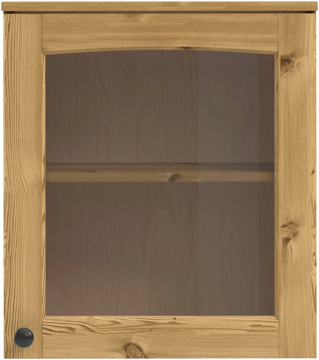 Kochstation Hängeschrank »KS-Osby«, (1 St.), Kiefer massiv, Breite 50 cm, Tür mit Glaseinsatz