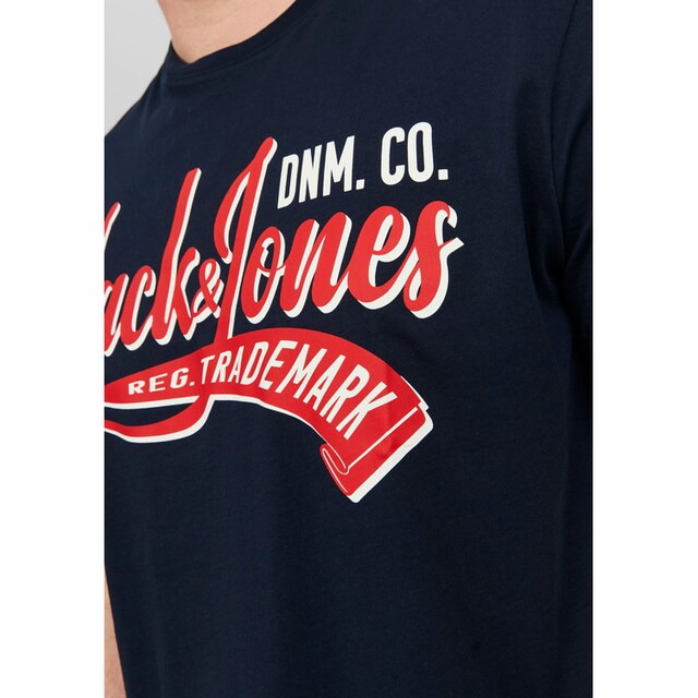 Jack & Jones PlusSize Rundhalsshirt »JJELOGO TEE SS O-NECK 2 COL 23/24 PLS«  bei ♕