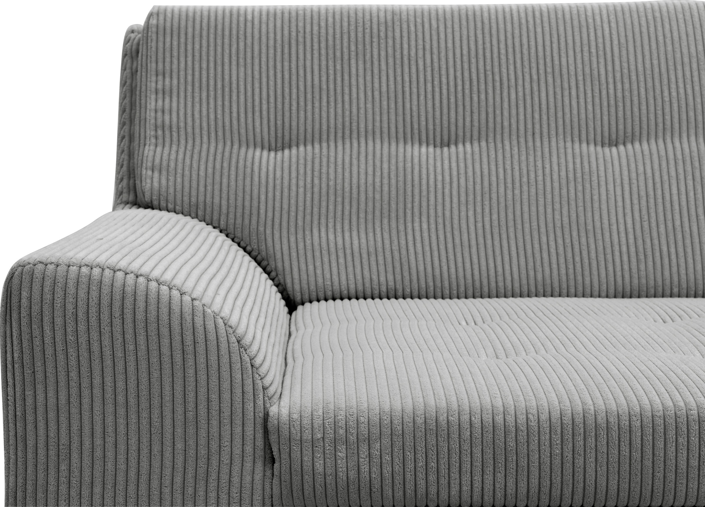 DOMO collection Ecksofa Treviso, wahlweise mit Bettfunktion, incl. Zierkissen
