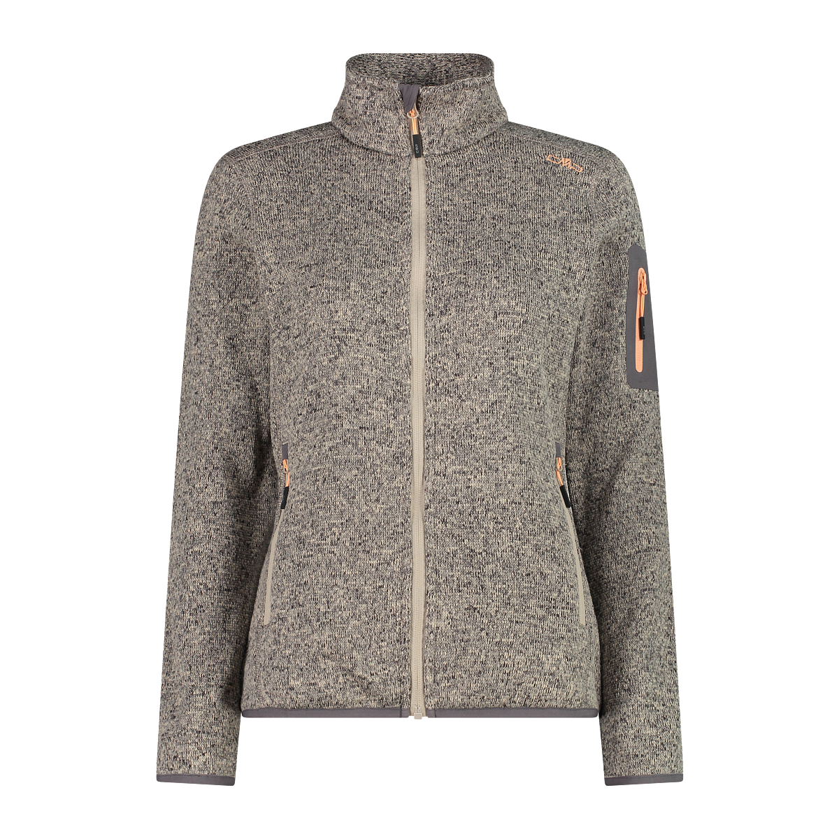 CMP Strickfleecejacke, (1 St.), Wärmeisolierend & Schnell trocknend & Atmungsaktiv