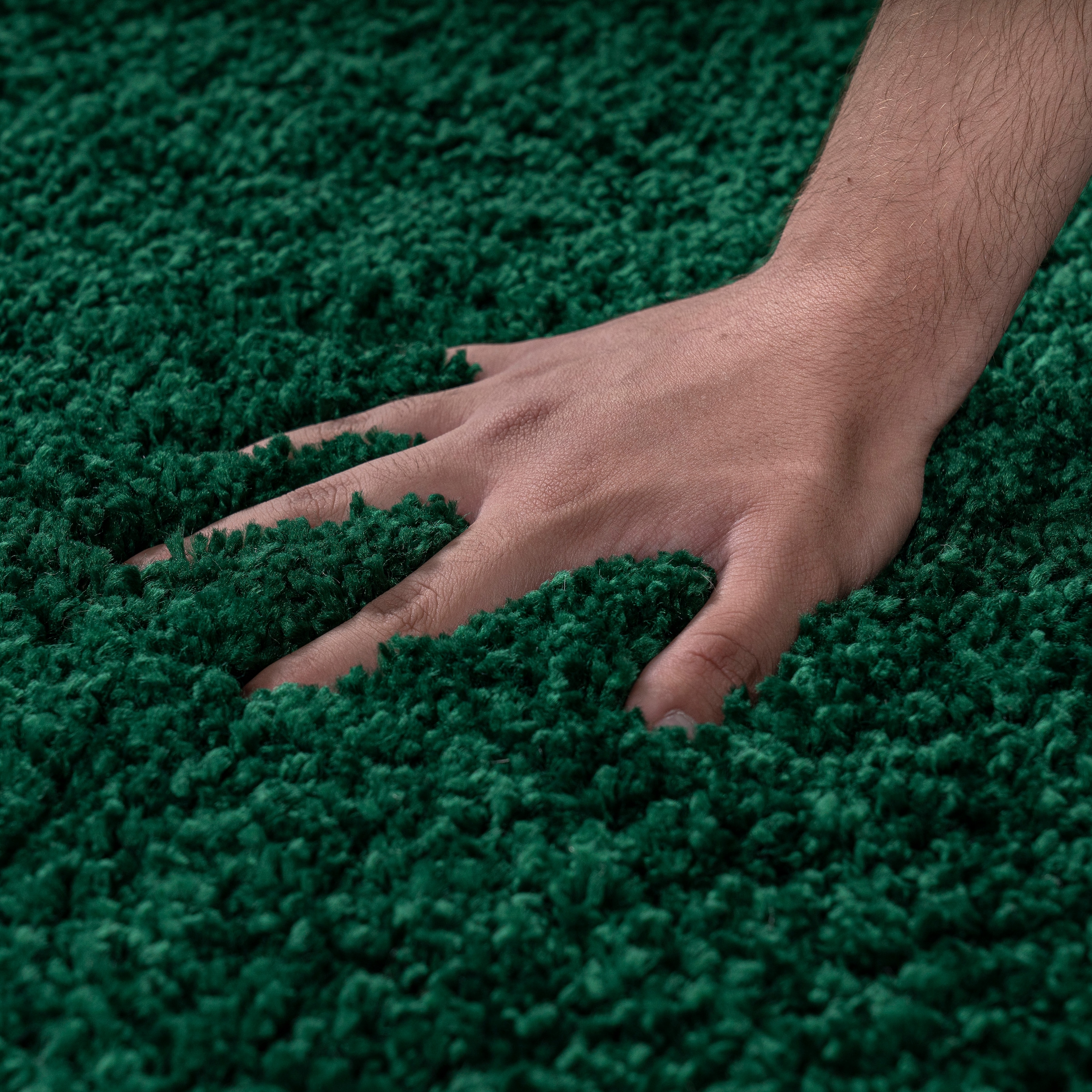 Home affaire Hochflor-Teppich »Viva«, rechteckig, 45 mm Höhe, Uni Farben, einfarbig, besonders weich und kuschelig
