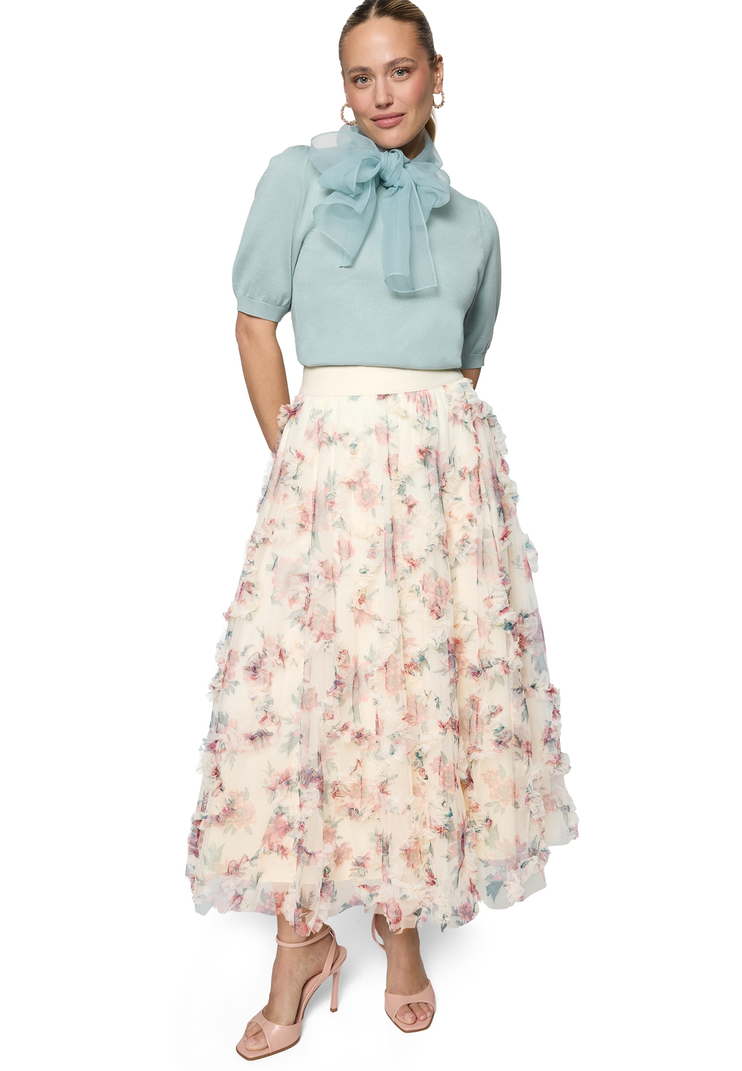 Zero Tüllrock »Tüllrock mit Blumenprint«