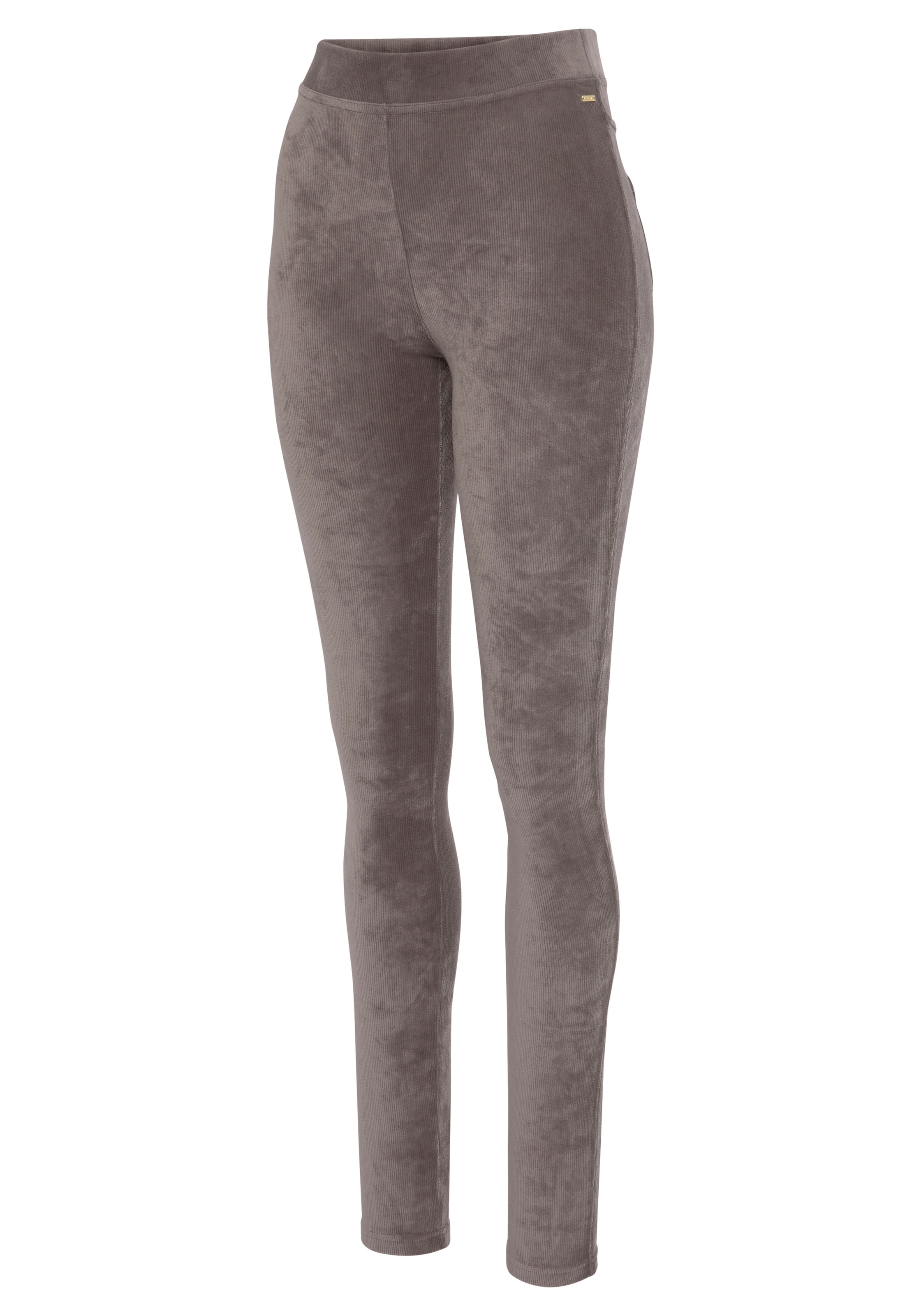 LASCANA Leggings, aus weichem Material in Cord-Optik, Loungewear