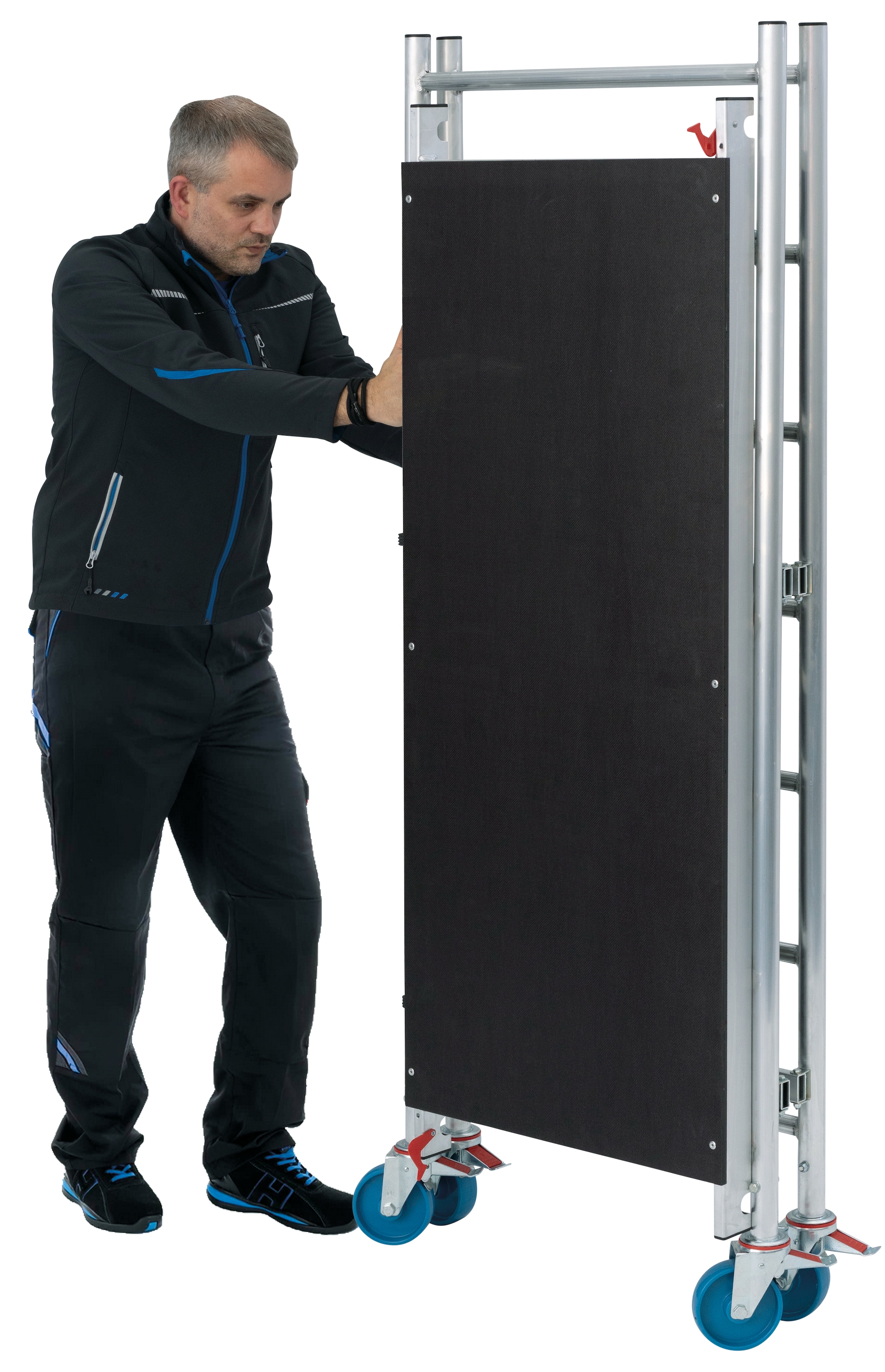 KRAUSE Klappgerüst »»MONTO« Alu-FaltGerüst ProTec XS«, faltbar, Belastbarkeit: 200 kg/m² nach DIN EN 1004-1