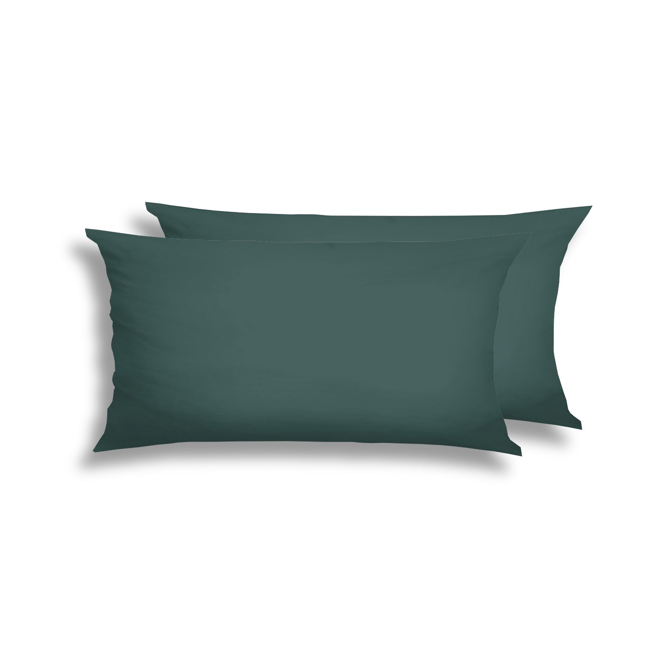 Florella Kissenbezüge »Gisele, Edel Satin, 100 % Baumwolle«, (2 St.), Doppelpack, passend für 2 Kissen 40 x 80 cm
