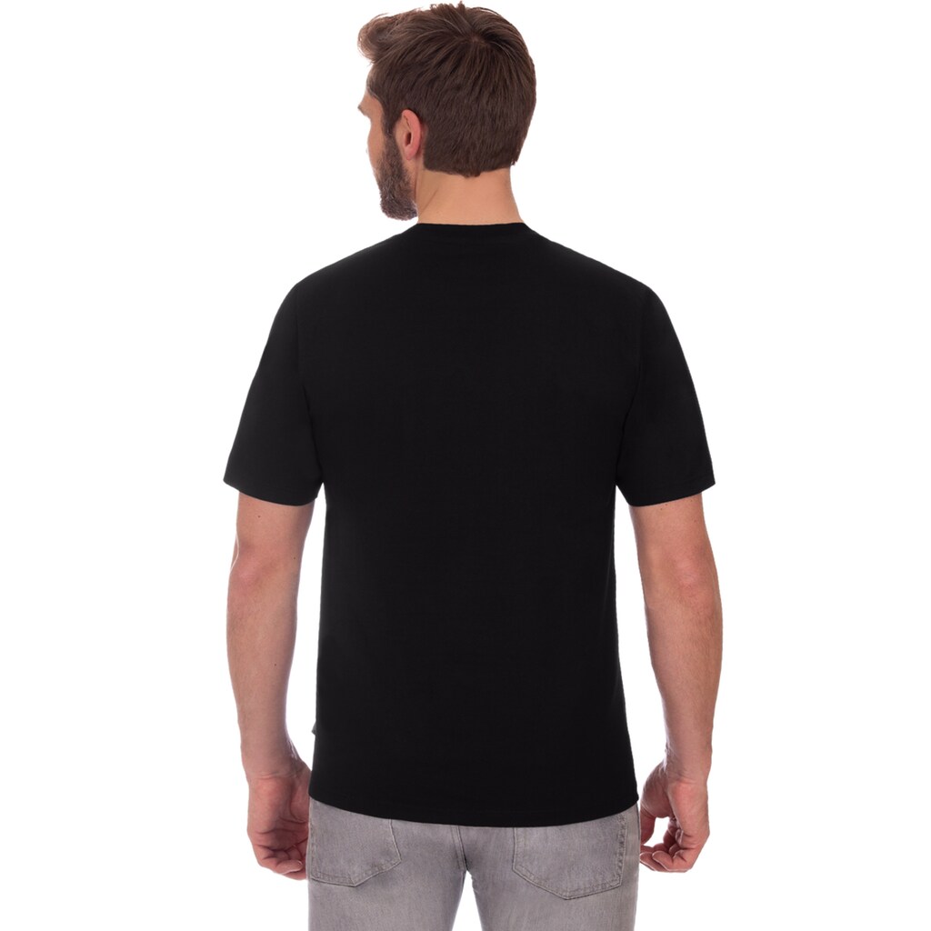 Trigema T-Shirt »TRIGEMA T-Shirt mit Hirschmotiv«, (1 tlg.)