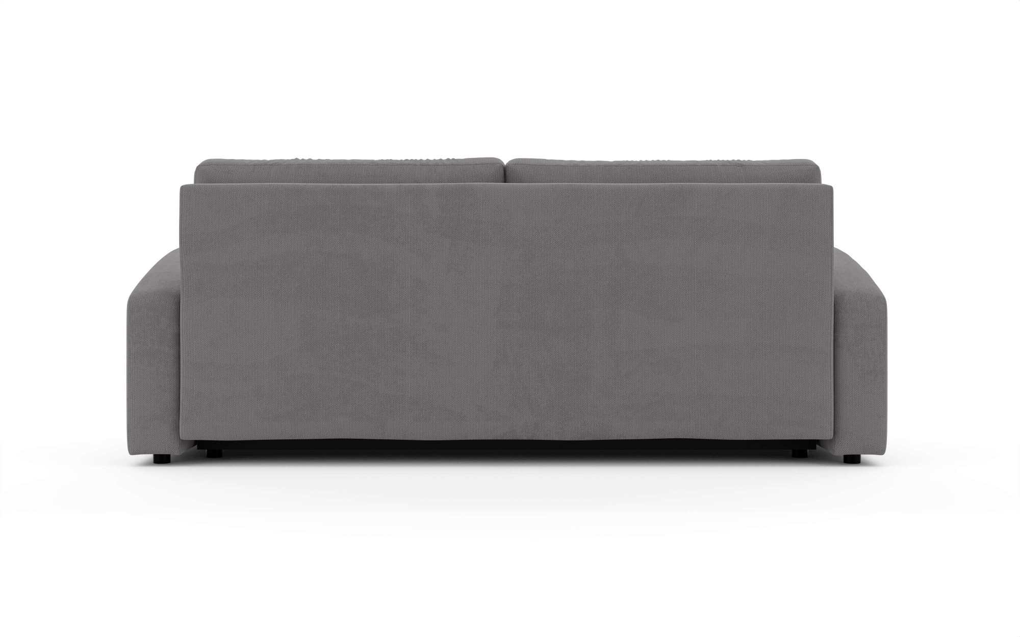 INOSIGN 3-Sitzer »JIGGS wahlweise Schlafsofa mit Bettkasten, Maße B/H/T: 228/96/110 cm« Sofa mit Wellenunterfederung, enthält 2 Rückenkissen und 2 Zierkissen