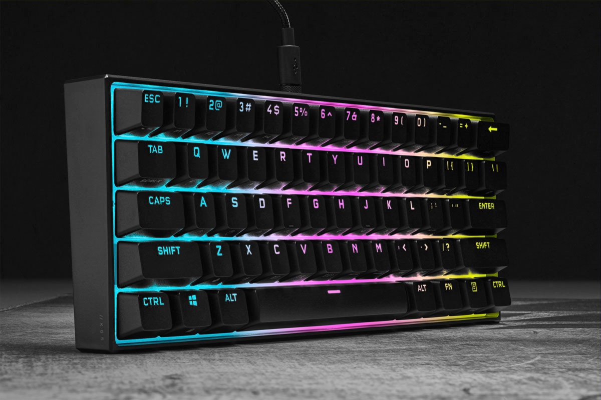 Corsair Gaming-Tastatur »K65 Mini MX Speed«, (Fn-Tasten-Gaming-Modus)