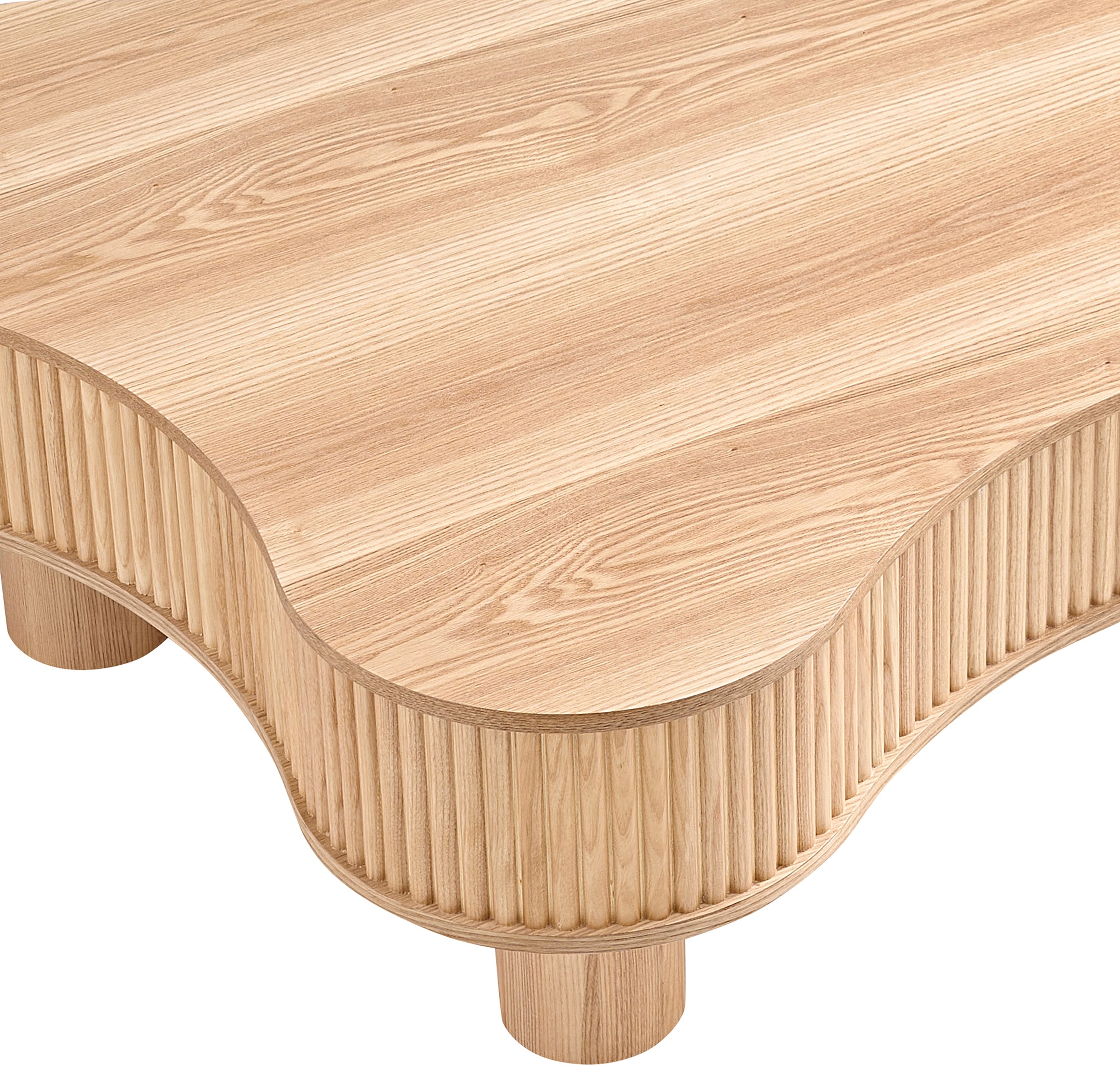 SalesFever Couchtisch, (1 St.), mit Massivholz-Lamellen