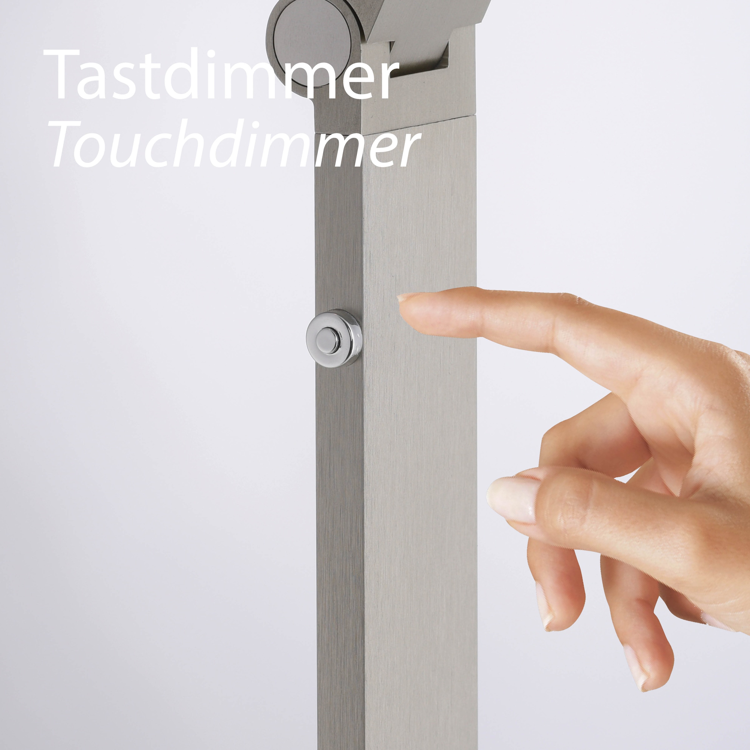 Paul Neuhaus LED Stehlampe »SAMSKY« LED-Board 1 Stk. warmweiß - kaltweiß Tastdimmer, CCT 2700-5000K, Memory, Höhenverstellbar