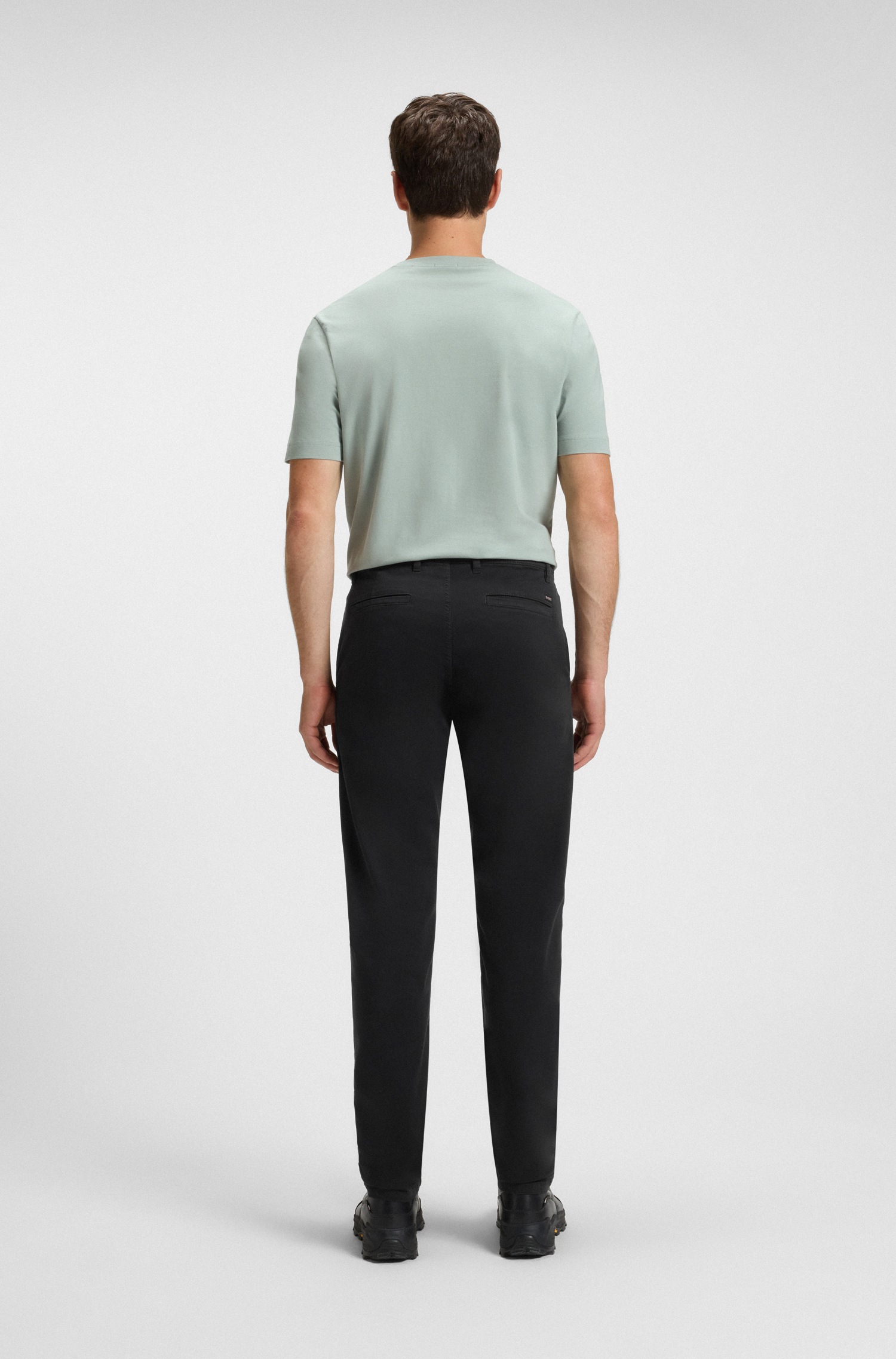 BOSS ORANGE Chinohose »tapered«  mit BOSS Logo hinten