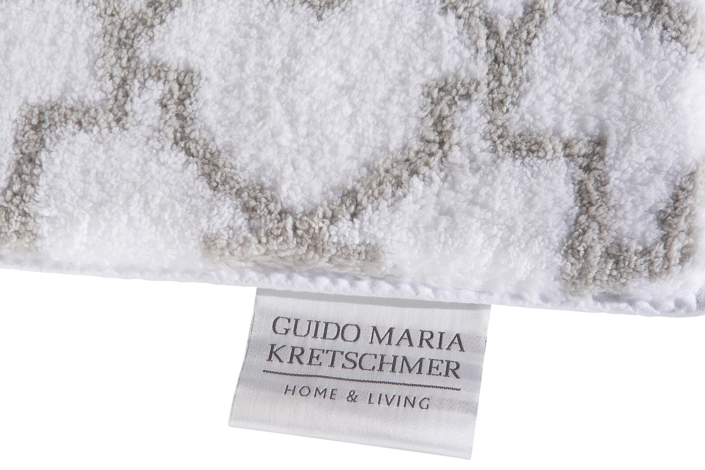 Guido Maria Kretschmer Home&Living Badematte »Birdal«, rutschhemmend beschichtet, fußbodenheizungsgeeignet-schnell trocknend-strapazierfähig, Badteppich, auch als 3 tlg. Set erhältlich