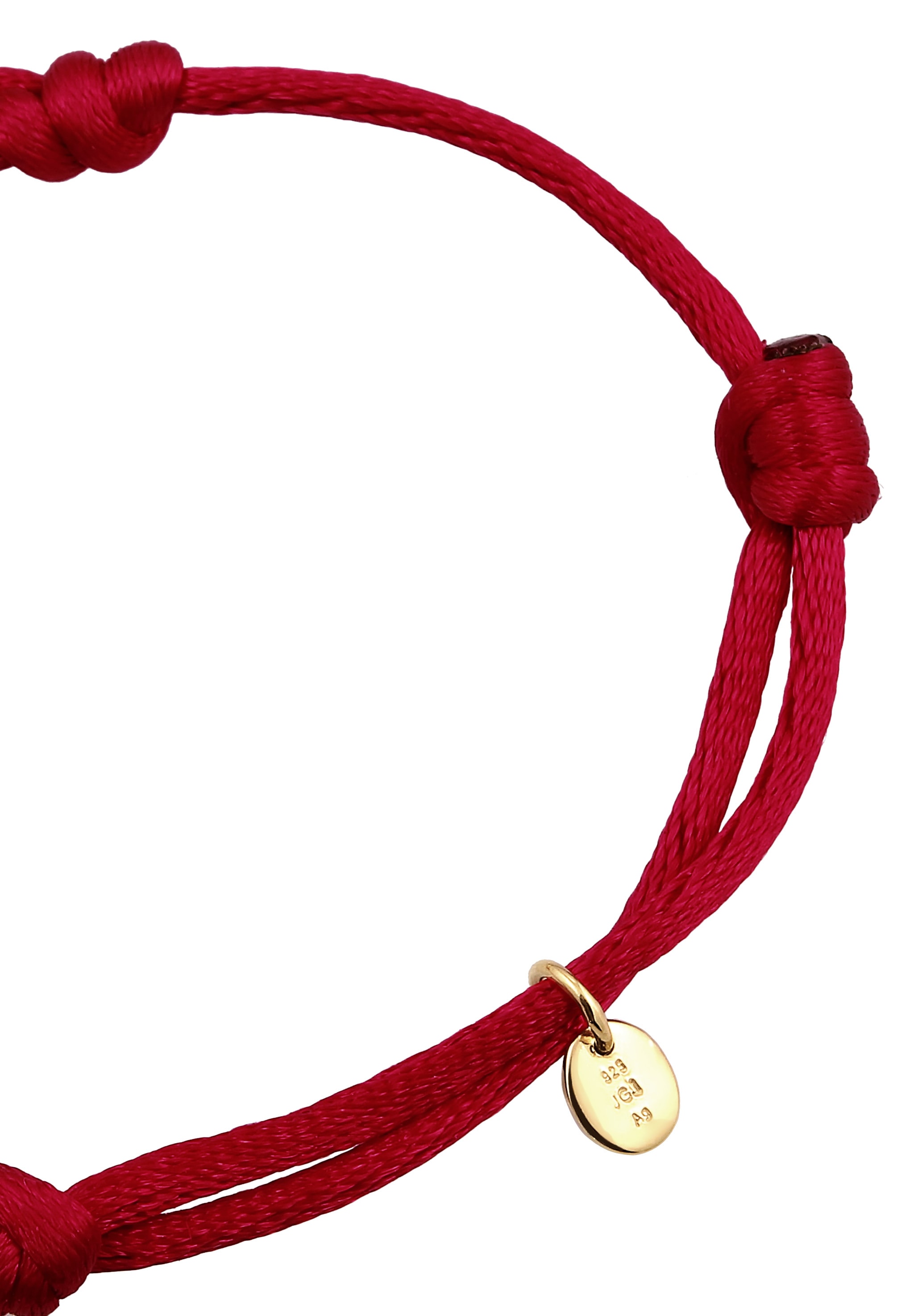 Elli Premium Armkette »Armband Satin Federring 925 Sterling Silber vergoldet«