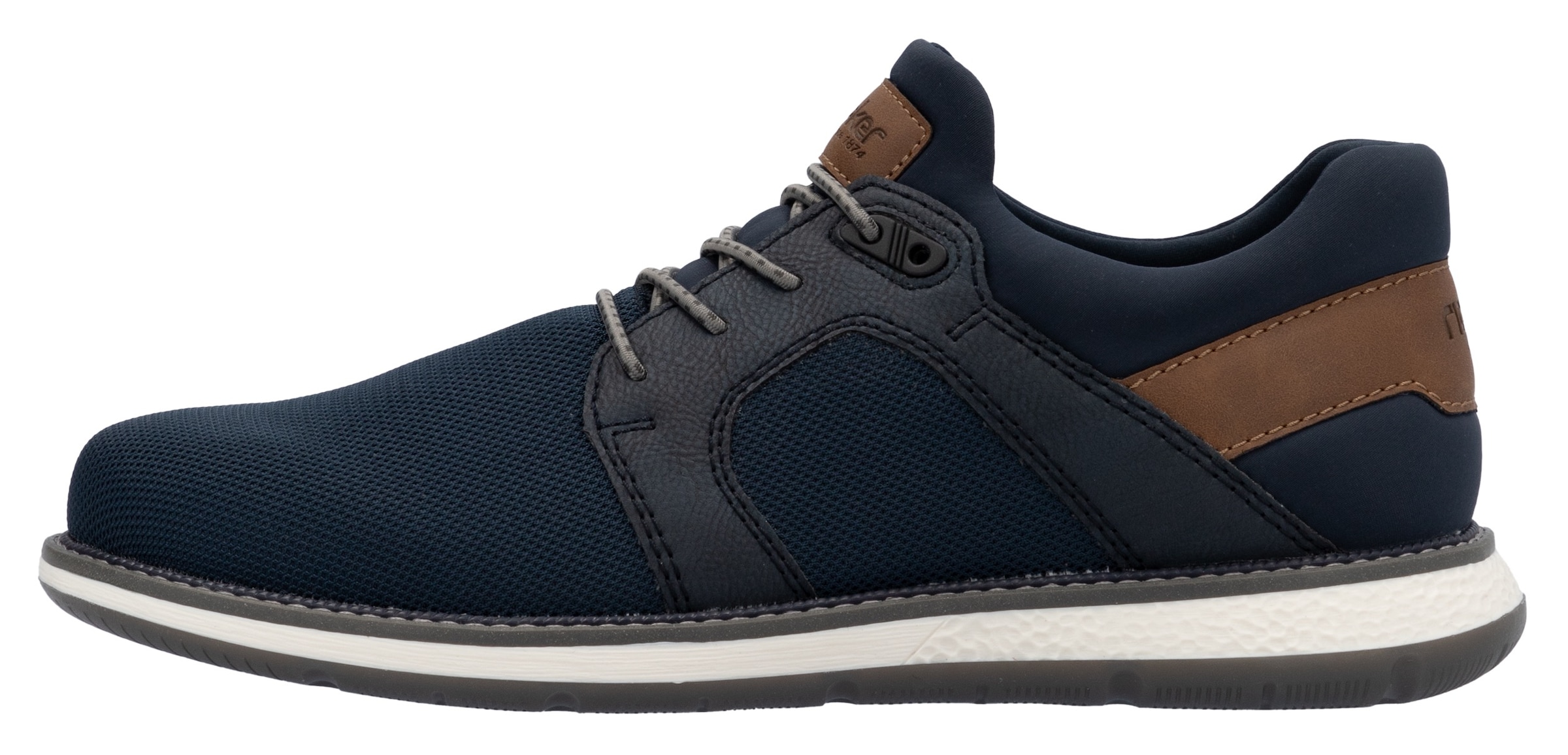 Rieker Slip-On Sneaker, Slipper, Halbschuh, Freizeitsneaker mit gepolstertem Schaftrand