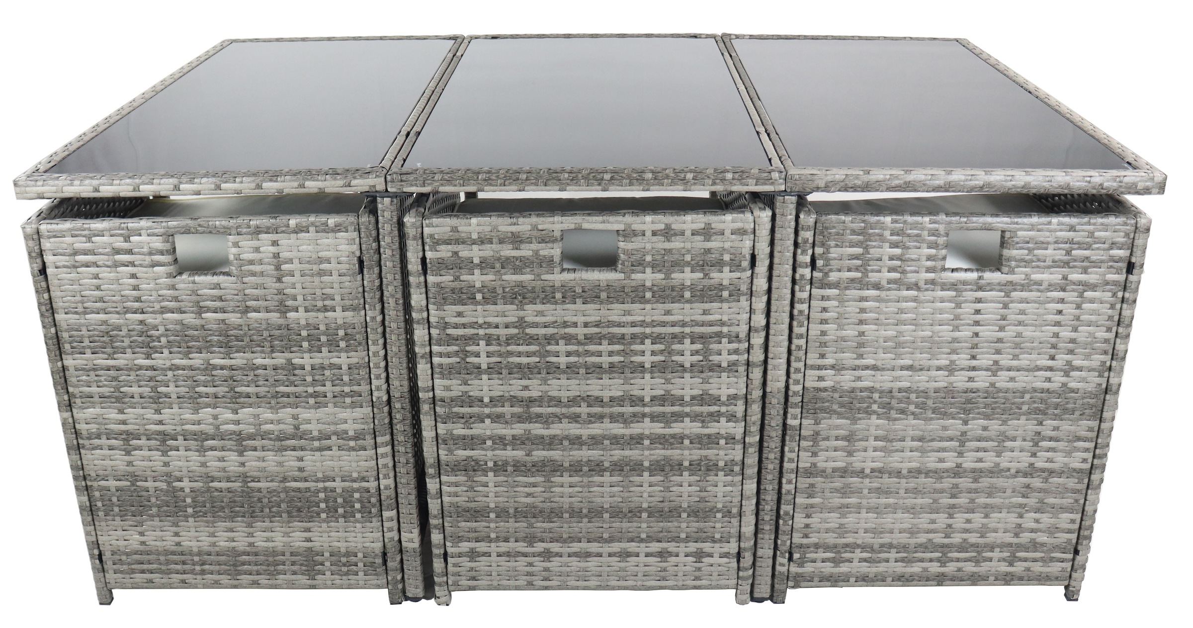 VCM Garten-Essgruppe »VCM 7-tlg Gartenmöbel Set | Sitzgruppe Essgruppe | 1xTisch, 6x Stühle | Tisch Maße ca. H. 72 x B. 170 x T. 110 cm | Rattan | Garten Set - Raloso«, (7 tlg., Raloso)