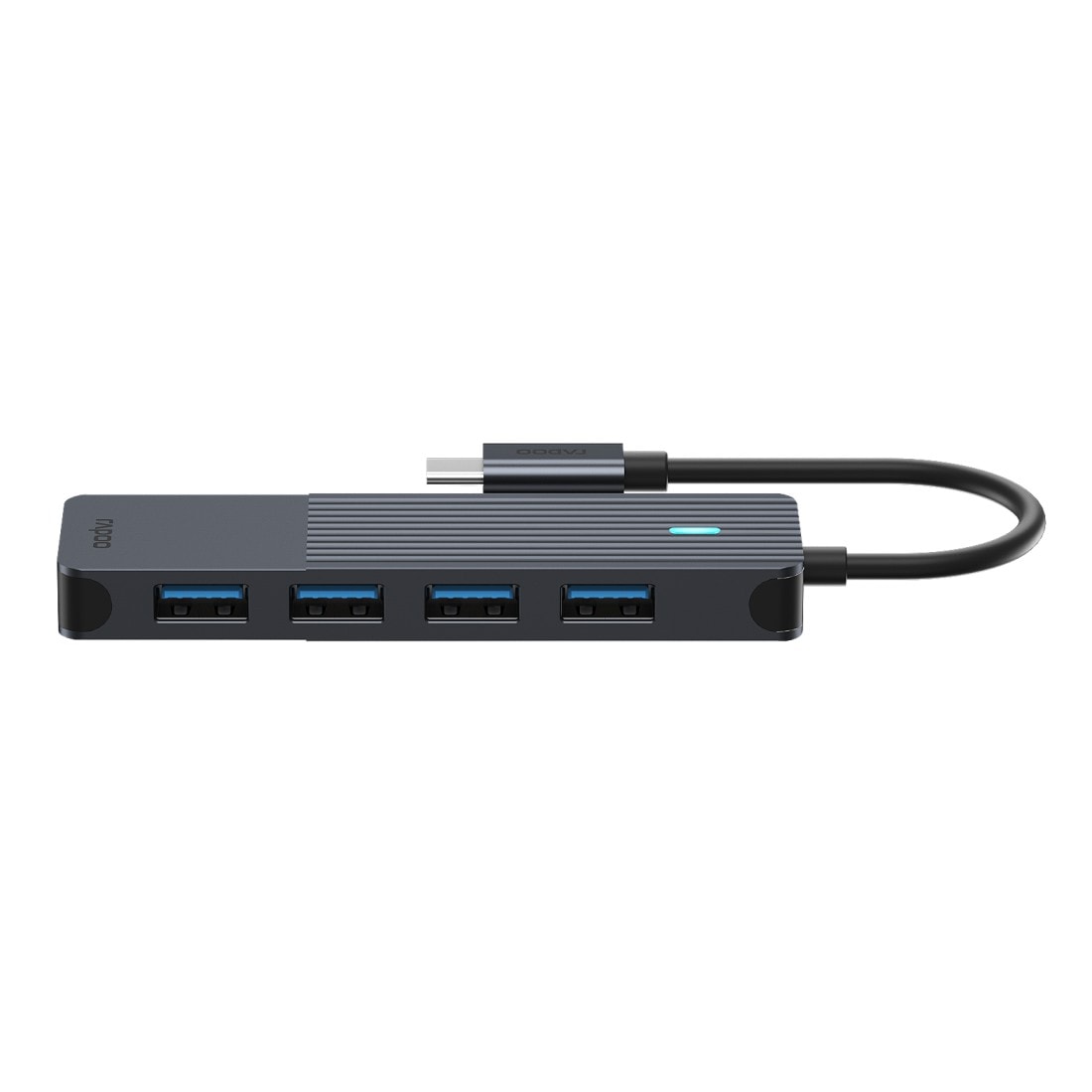Rapoo USB-Adapter »UCH-4001 USB-C Hub, USB-C auf USB-A, Grau«, USB-C zu USB 3.2 Gen 1 Type A, 17 cm