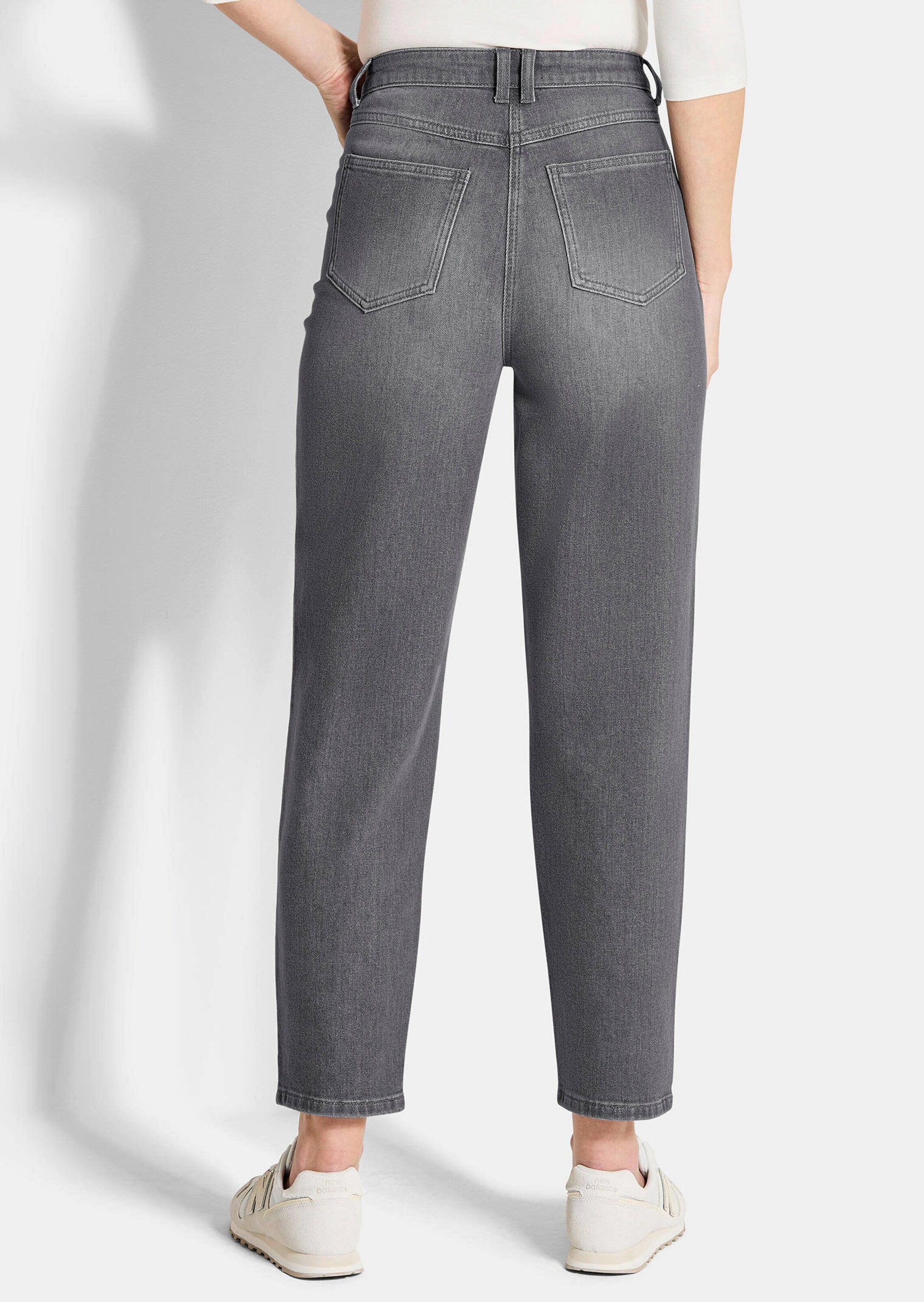 GOLDNER Stretch-Jeans »Kurzgröße Mom-Jeans SARA mit Formbund«