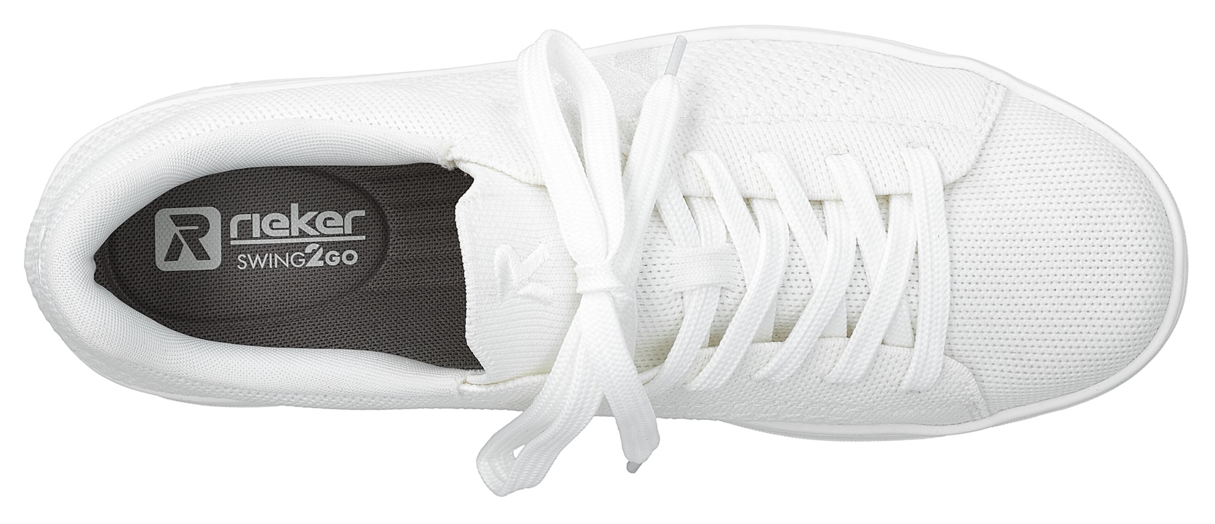 RIEKER Sport Slip-On Sneaker »Swing2GO«  Schlupfschuh, Freizeitsneaker mit aufgesetzter Schnürung