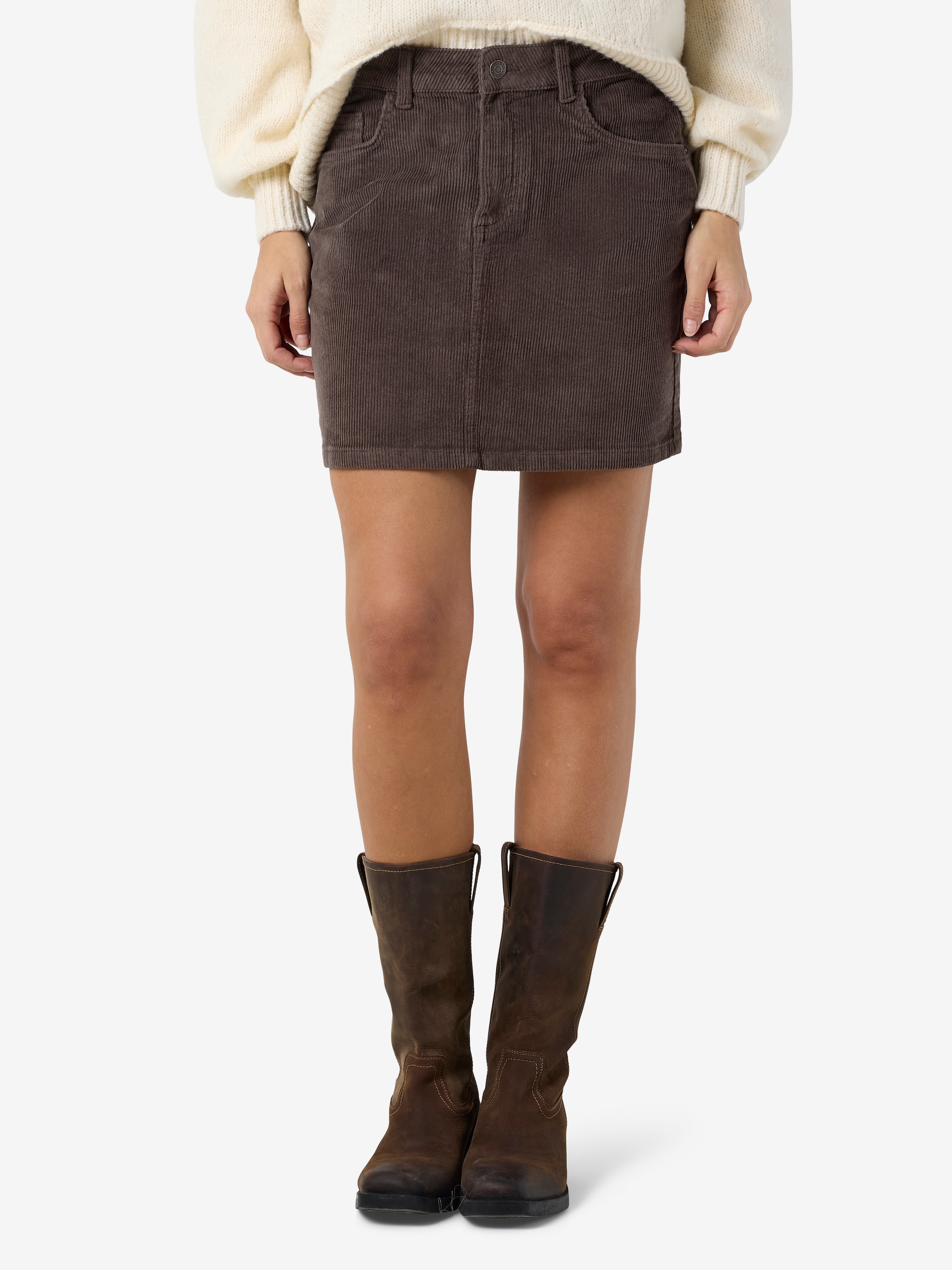 Noisy may Cordrock "NMCORD YOLANDA MW SKIRT NOOS" Baumwollmischung