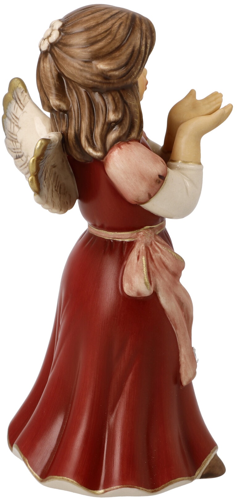 Goebel Engelfigur »Himmelsboten, Weihnachtsdeko rot« Steingut, Engel - Wünsch Dir Was