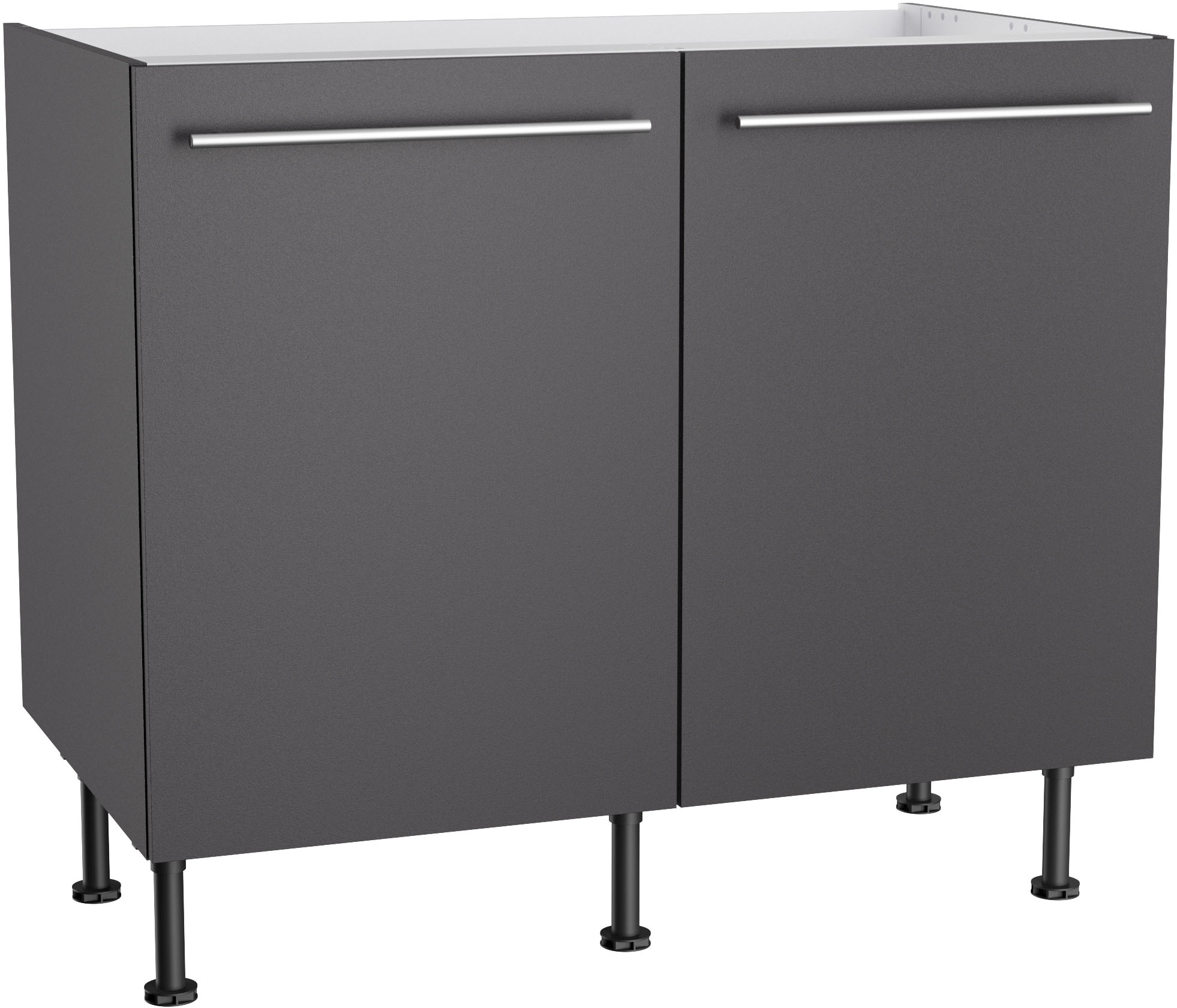 KOCHSTATION Spülenschrank "KS-Bern2" Breite 100 cm, 2 Türen