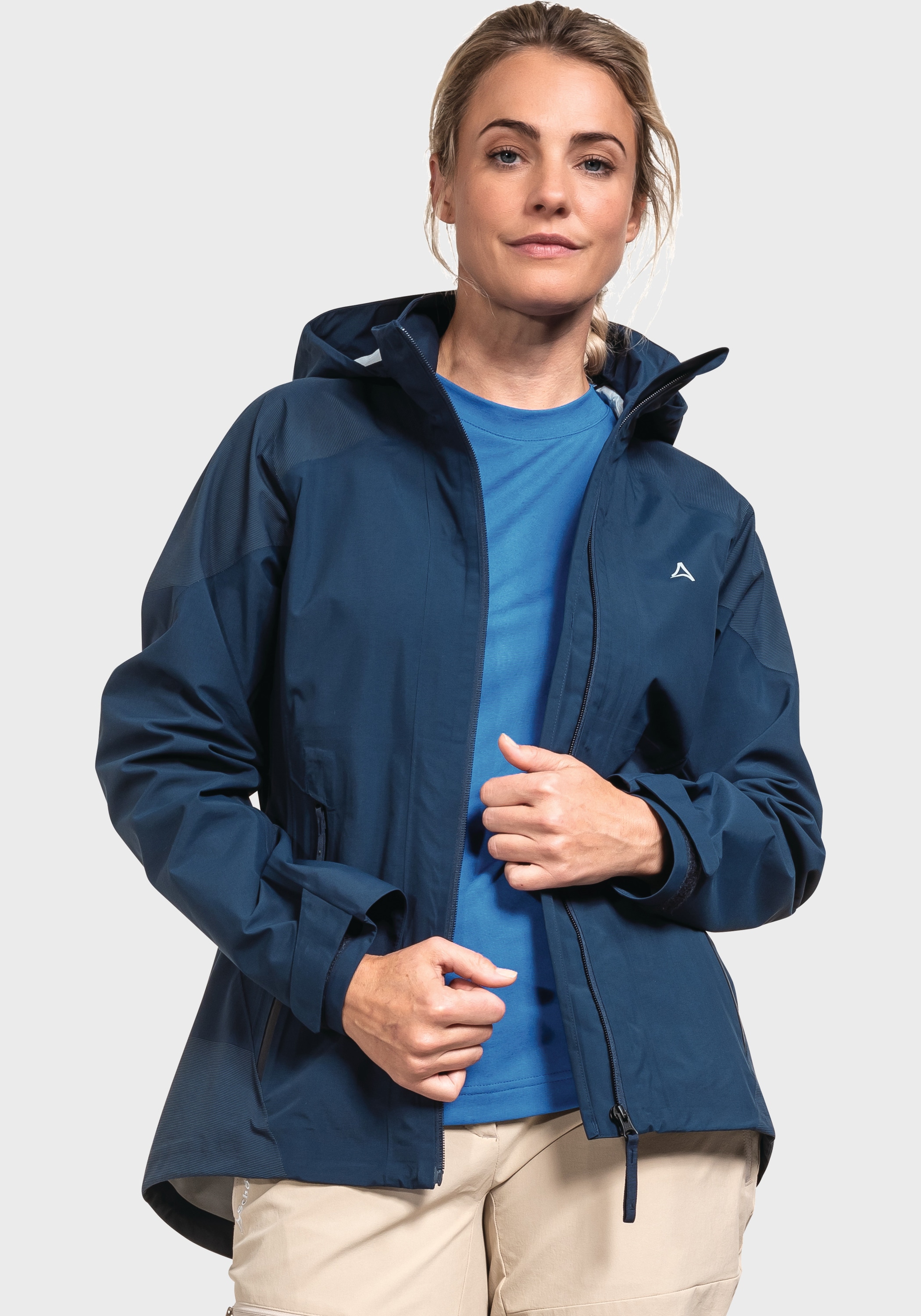 Schöffel Outdoorjacke »2.5L Jacket Triigi L«, mit Kapuze