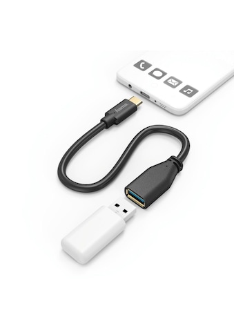 Hama USB Type-C-Adapterkabel, OTG, USB Type-C-Stecker - A-Buchse kaufen