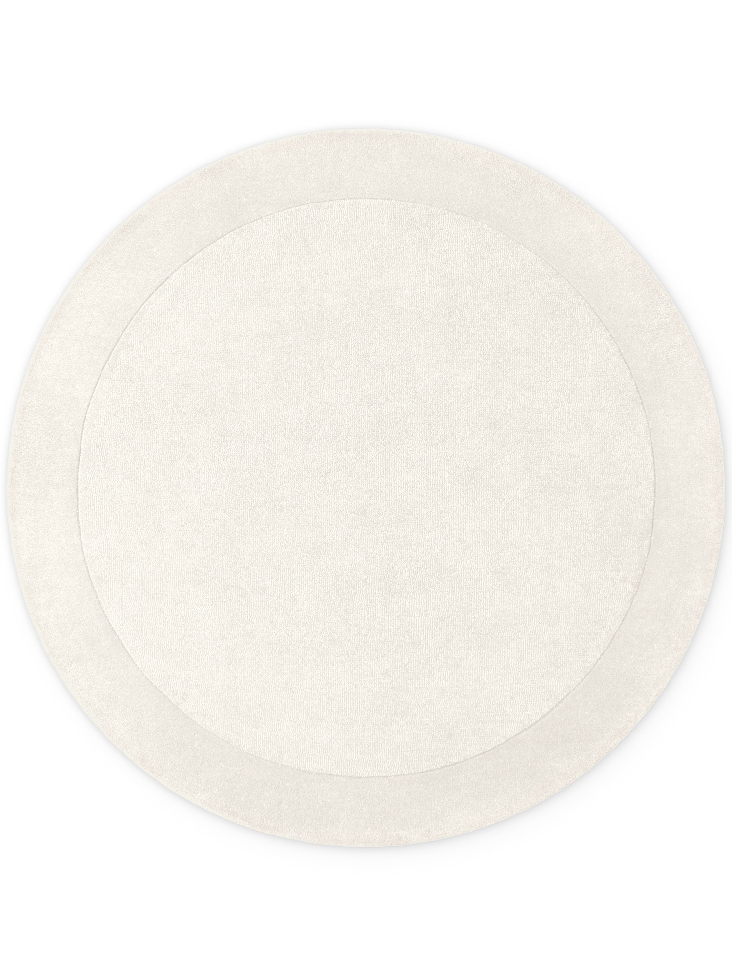 Villeroy & Boch Teppich »Wollteppich Kivi« rund 17 mm Höhe Handgewebt, Wolle, Bordüre, Einfarbig, Läufer, Wohnzimmer, Organisch