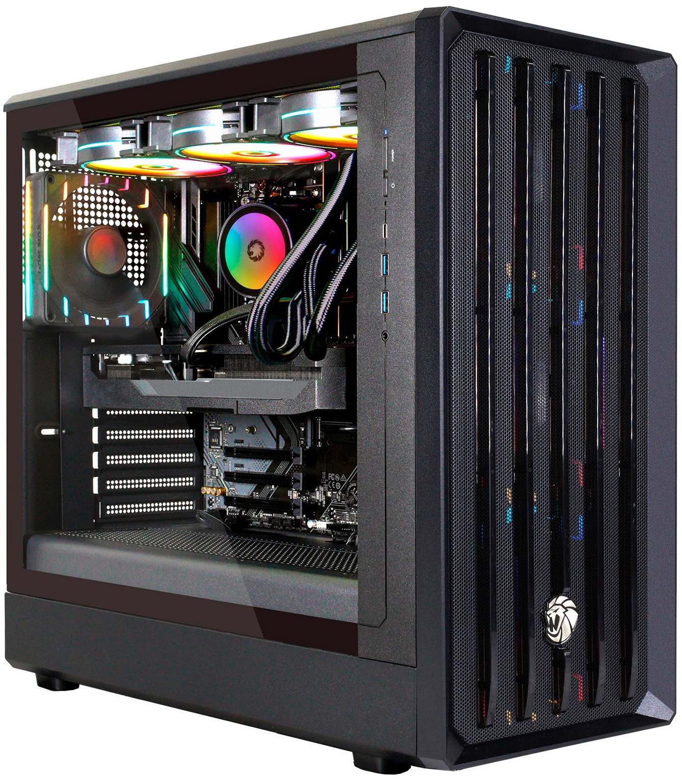 GAMEMAX Gaming-PC-Komplettsystem »GigaDeal CLAW BK 2802 AMD Ryzen 5 7500F 32GB DDR5 1TB SSD RX 9070« 32 ″ AMD Ryzen 5 Radeon™ RX 9070 32 GB RAM 1.000 GB SSD Windows 11, DDR5 RAM + Gigabyte GS32QCA LED-Monitor Curved, 80 cm 32"