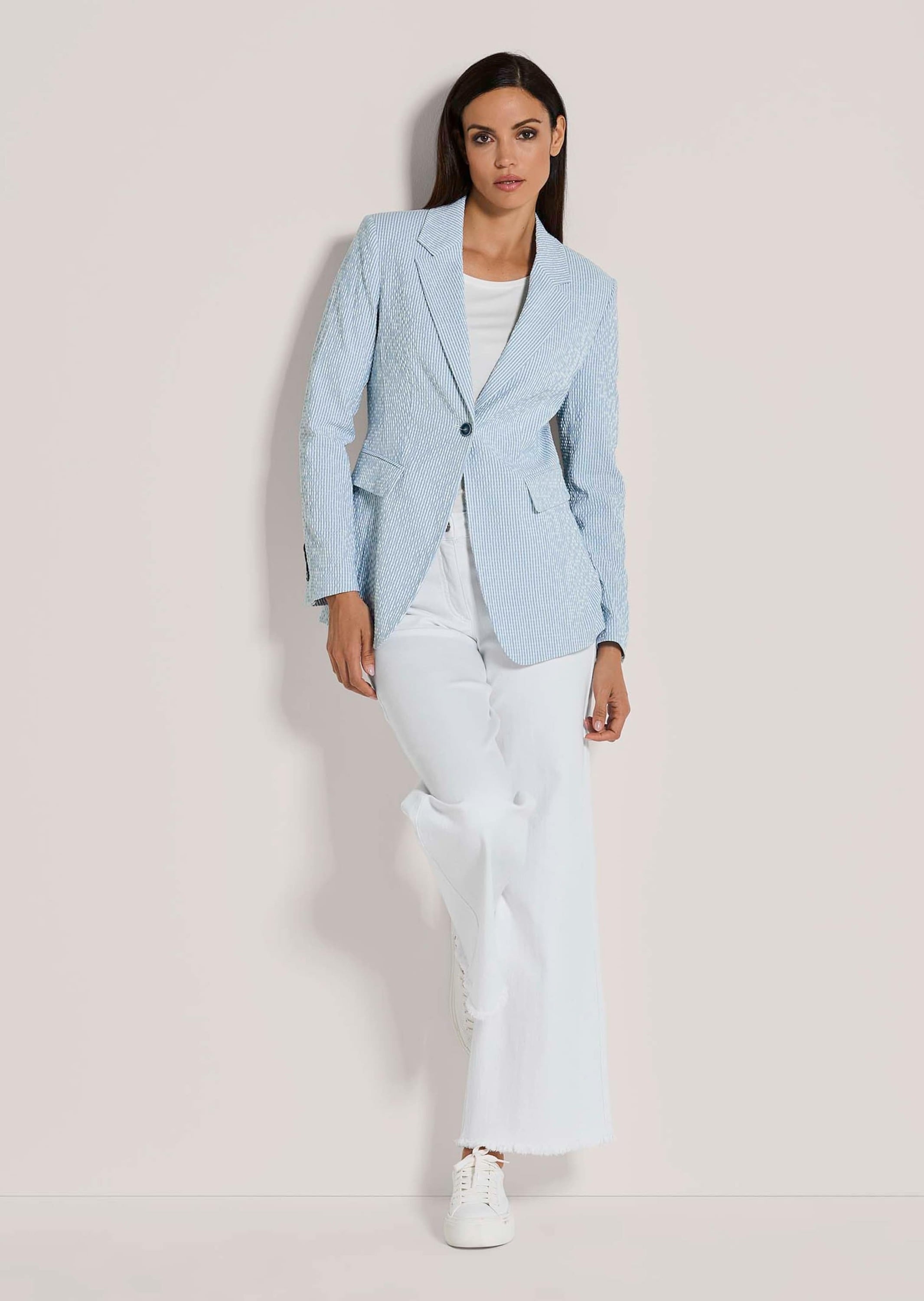 MADELEINE Jackenblazer »Blazer Seersucker-Blazer«