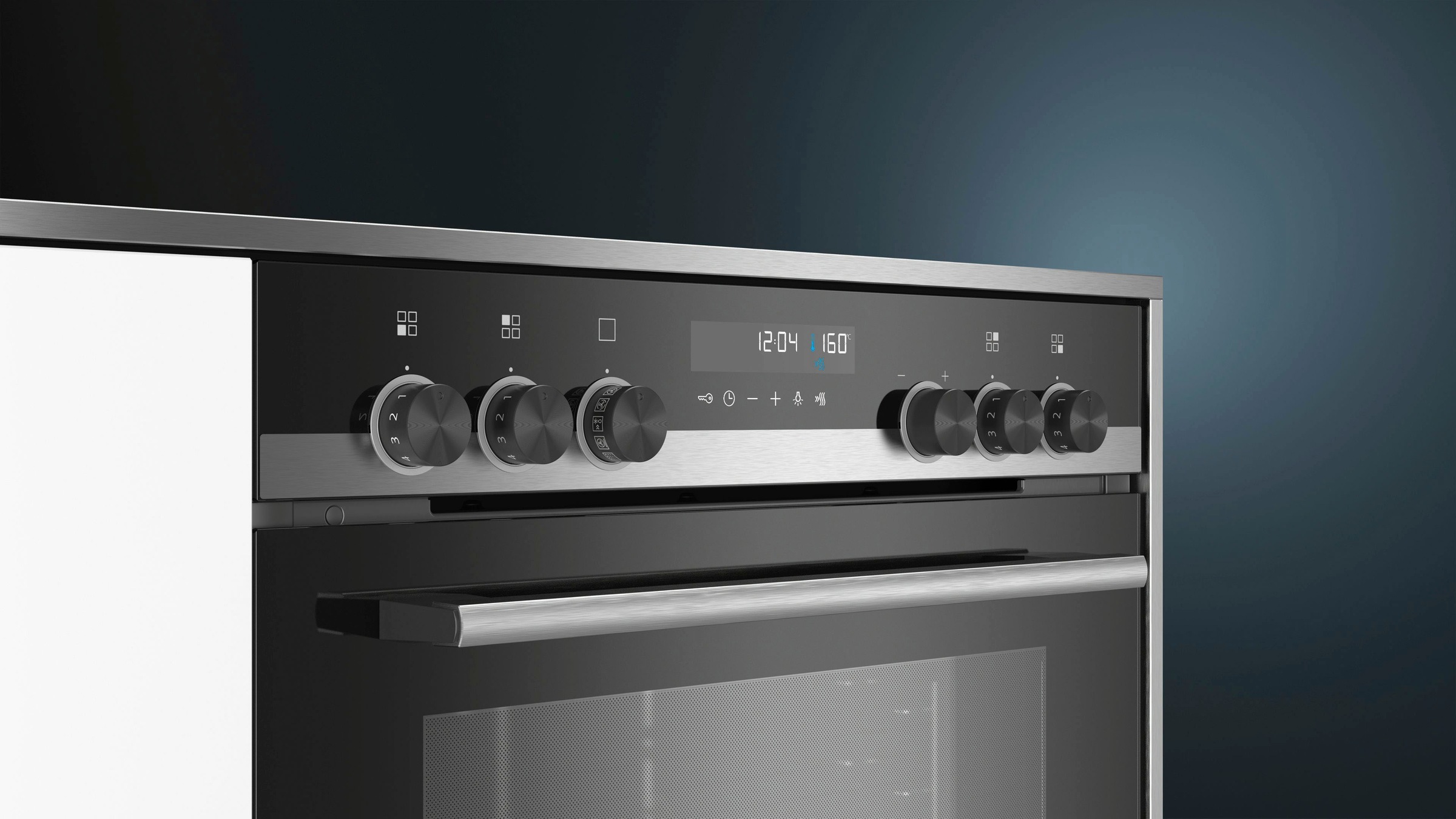 SIEMENS Induktions Herd-Set iQ500 »HE578ABS1«, mit Teleskopauszug nachrüstbar, Pyrolyse-Selbstreinigung