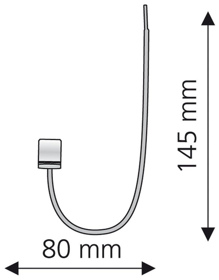 Liedeco Raffhalter für Gardinenstangen Ø 16 mm
