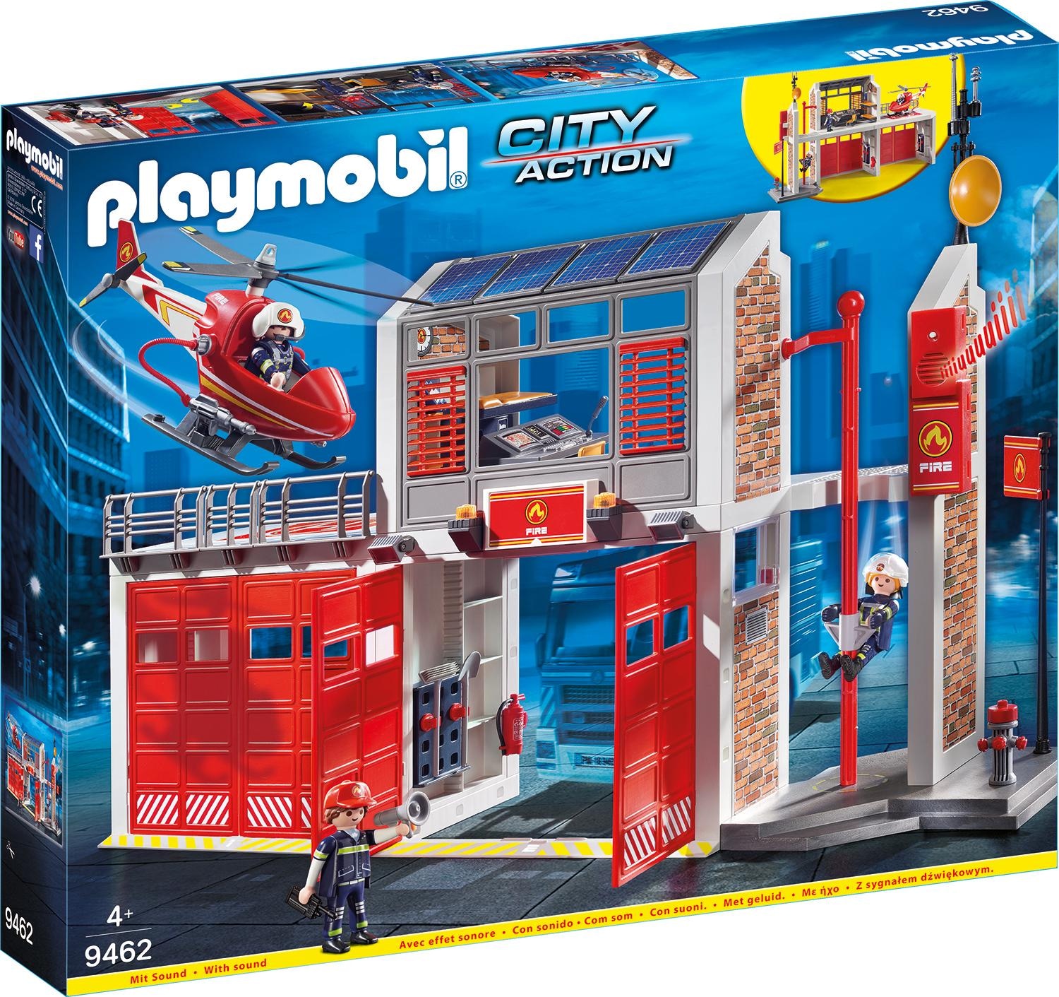 Playmobil® Konstruktions-Spielset »Große Feuerwache (9462), My Action Heroes«, Made in Germany