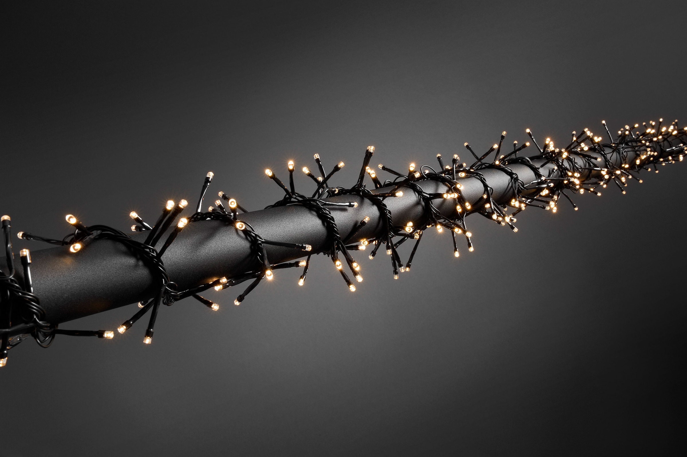 KONSTSMIDE LED-Lichterkette, 480 St.-flammig, LED Büschelllichterkette Cluster, 480 warm weiße Dioden