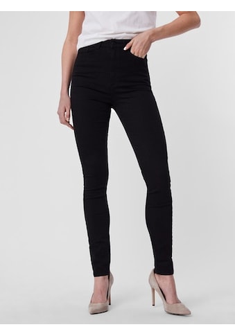 Skinny-fit-Jeans »VMSANDRA SHR SKINNY JEANS BLACK NOOS«