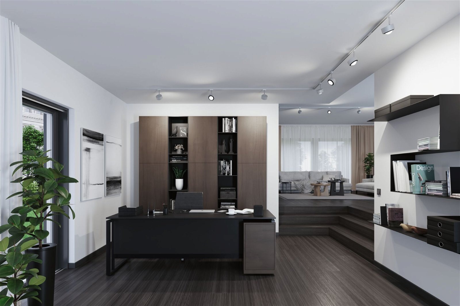 Paulmann Schienensystem-Leuchten »URail Schienenspot Aldan 533,8lm 8W 4000K 230V Schwarz matt, Schwarz« LED-Modul 1 Stk. Neutralweiß dimmbar Einzelspot