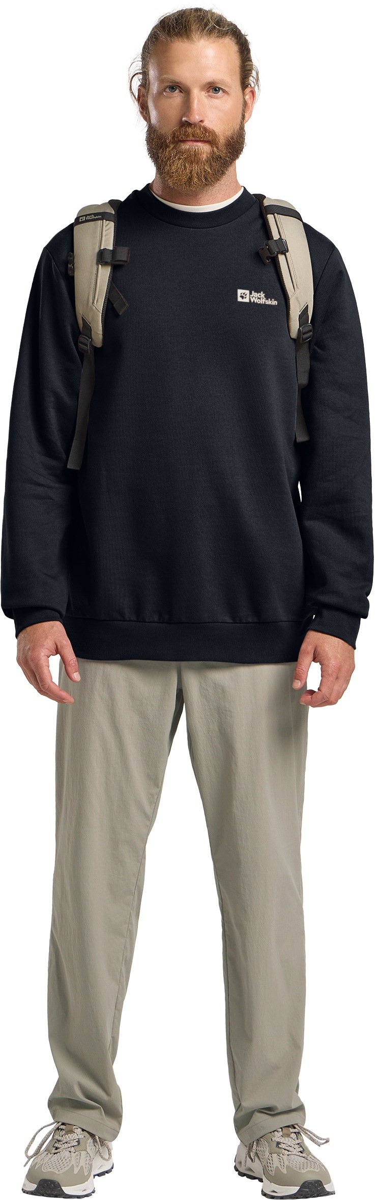 Jack Wolfskin Langarmshirt »ESSENTIAL CREWNECK M«