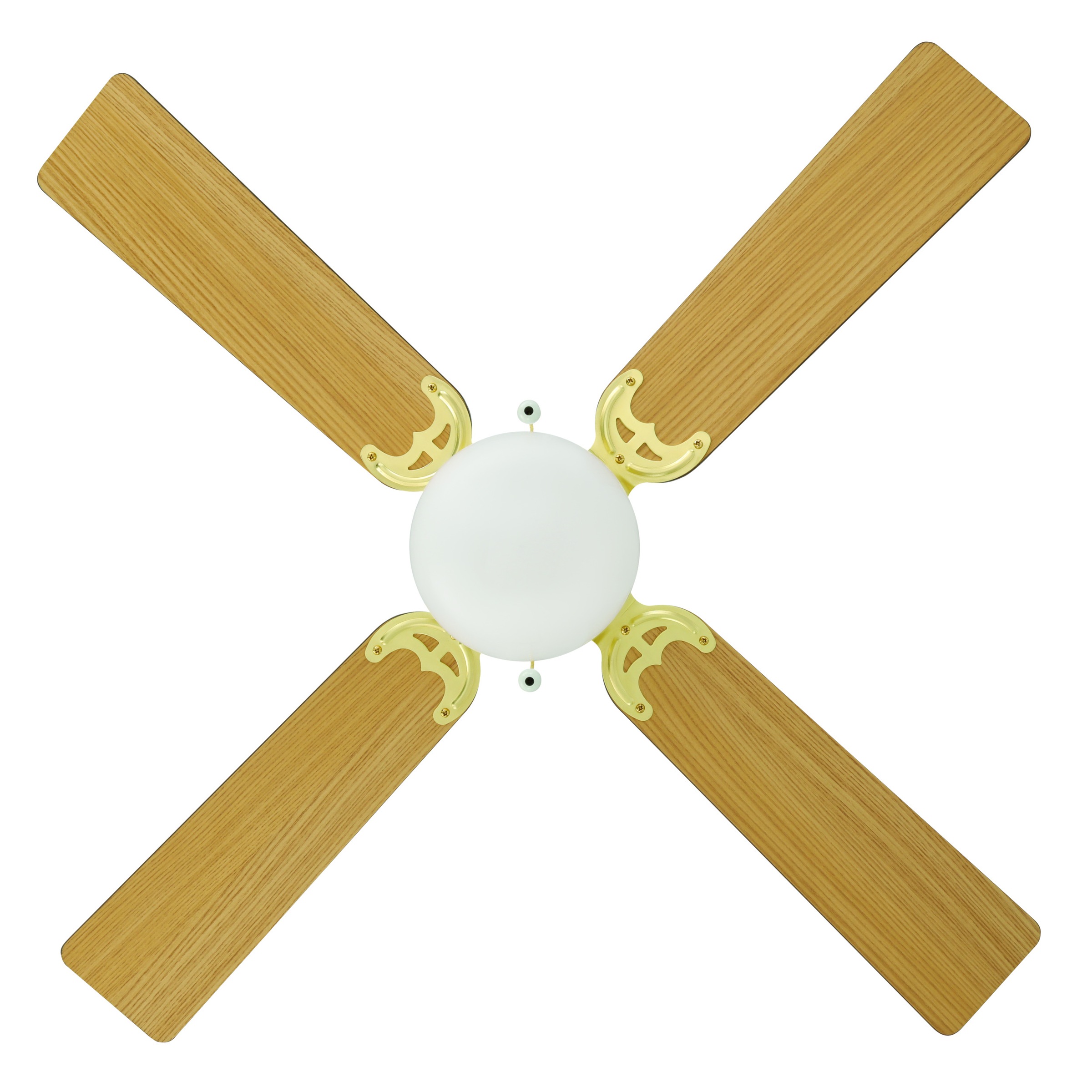 EGLO Deckenleuchte »FORTALEZA Ventilator & Licht - Stahl - E27 - 1X60W - IP20« E27 1 Stk. Ventilator mit Beleuchtung, Wohnzimmer, Schalfzimmern, H42 x Ø106,6 cm