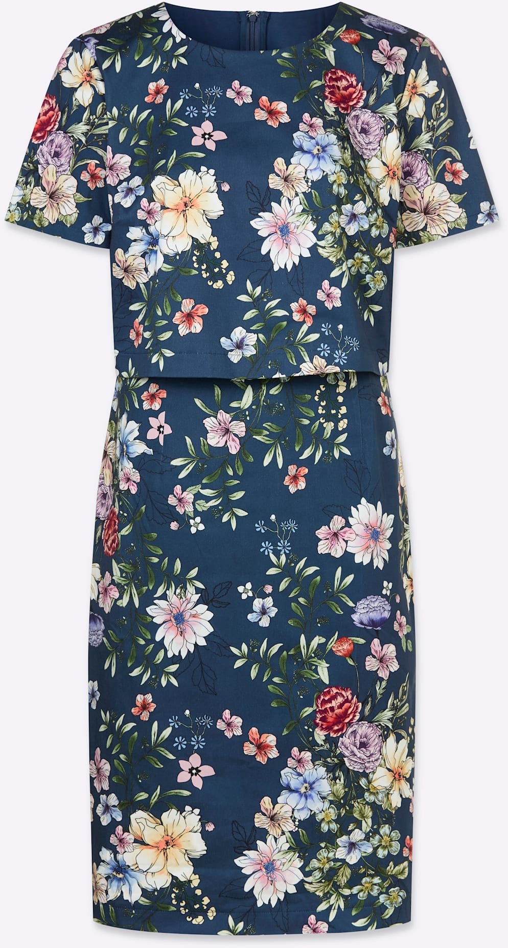 Lady Satinkleid »Druck-Kleid«