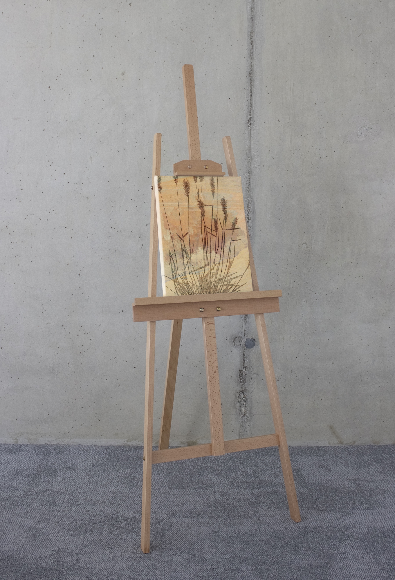 Komar Leinwandbild »Pressed Reed - Größe 30 x 40 cm«, Natur, (1 St.), Keilrahmenbild mi Echtholzrahmen