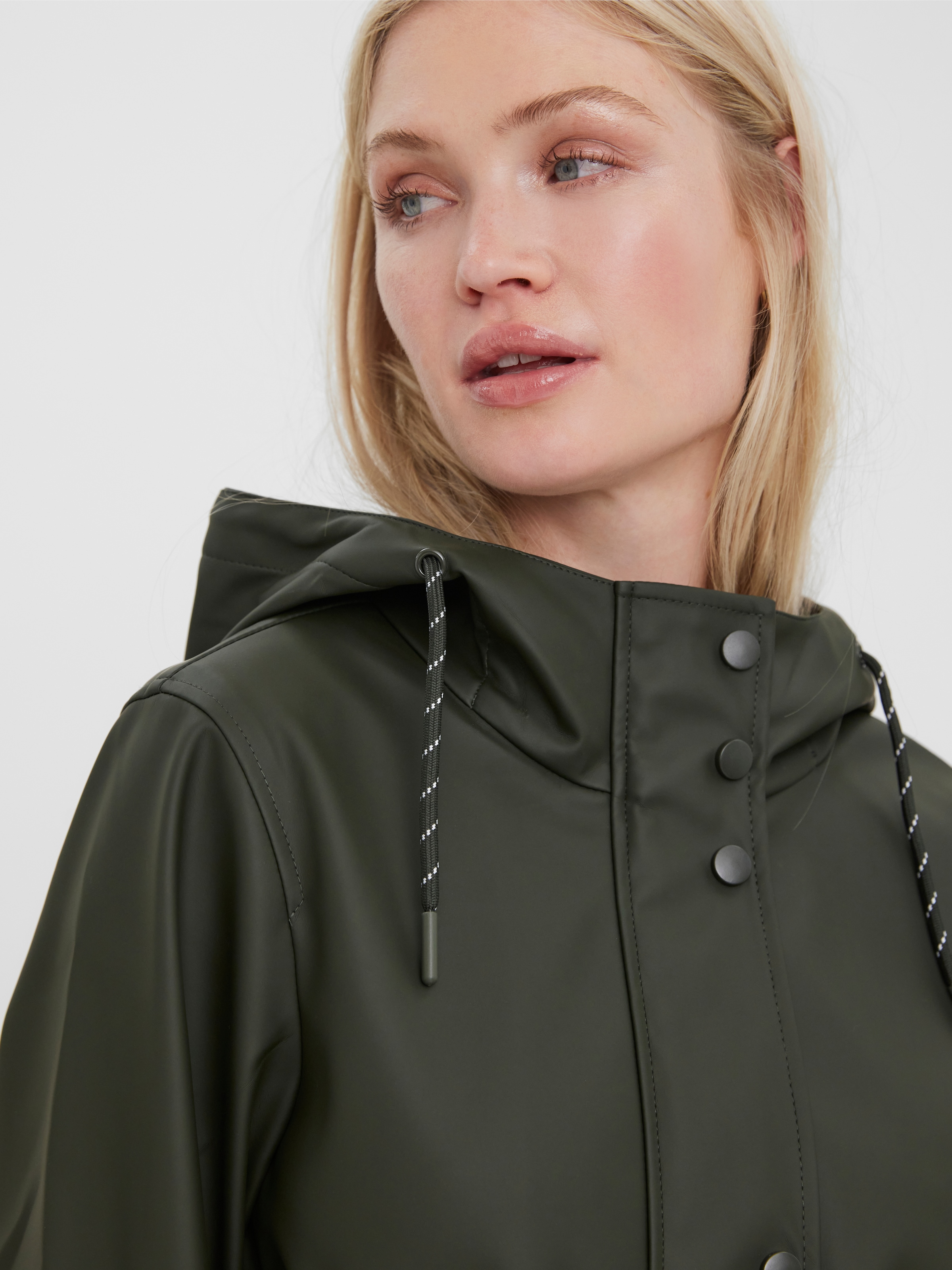 Vero Moda Regenjacke »VMMALOU COATED JACKET« mit Kapuze