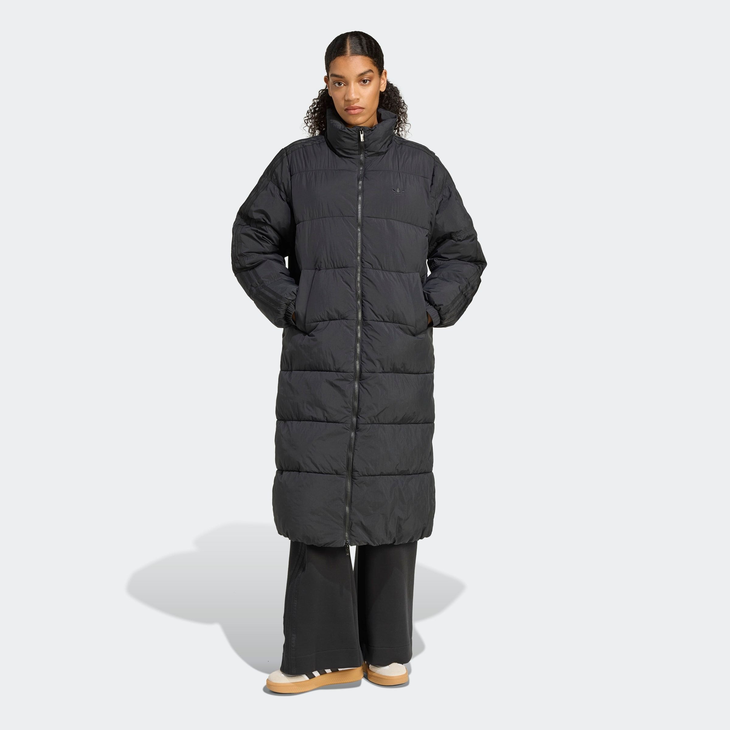 adidas Originals Winterjacke »LONG PUFFER« Langer Mantel aus Kunstdaunen
