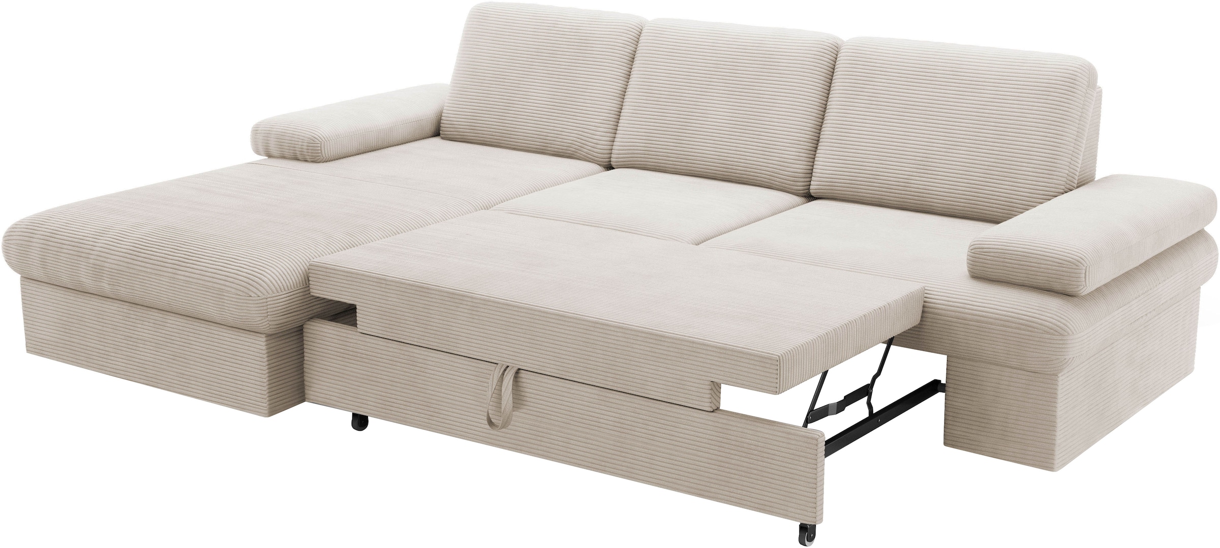 sit&more Ecksofa »Moreno«, mit Armteilverstellung,wahlweise mit Bettfunktion