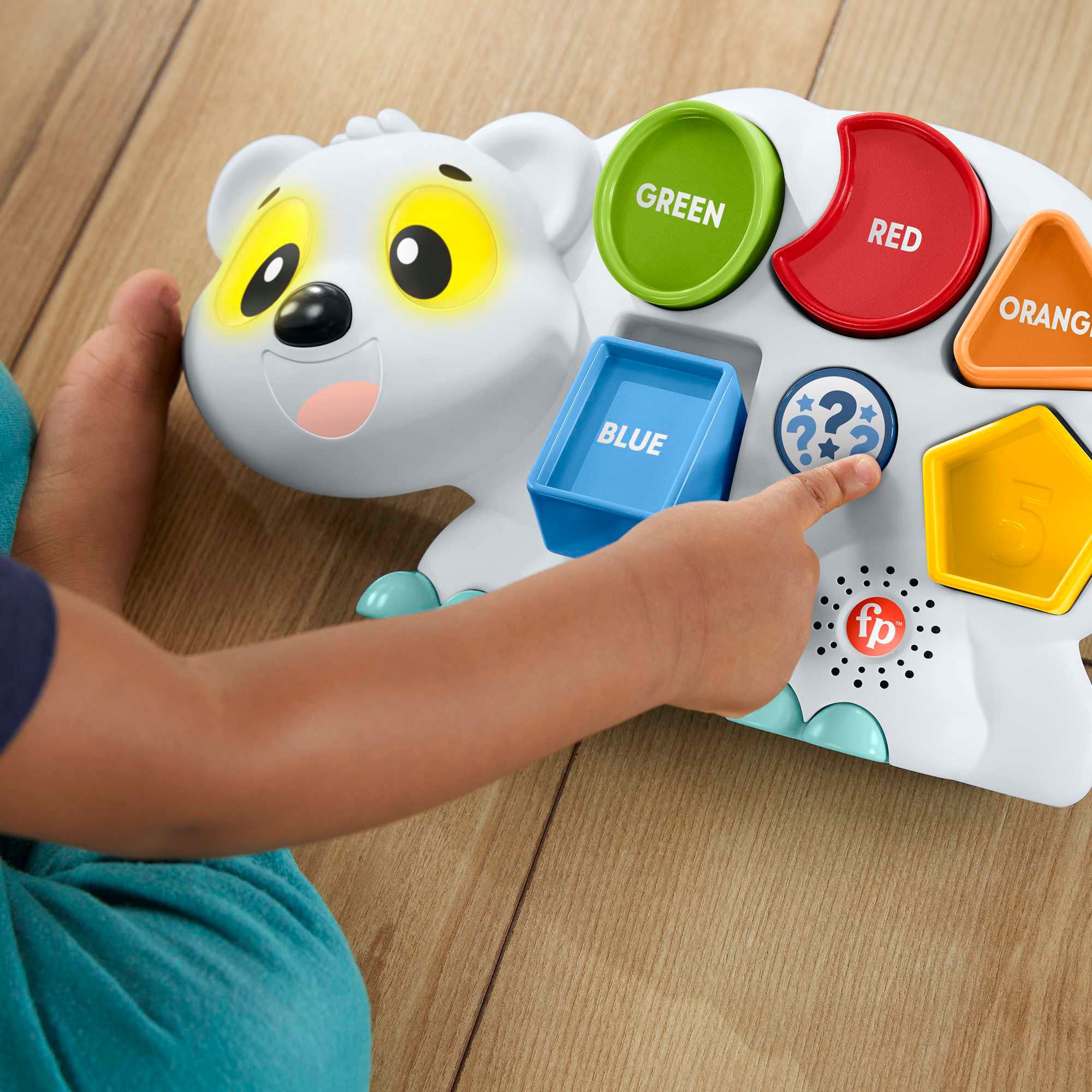 Fisher-Price® Lernspielzeug »BlinkiLinkis Formen Eisbär«, mit Licht und Sound