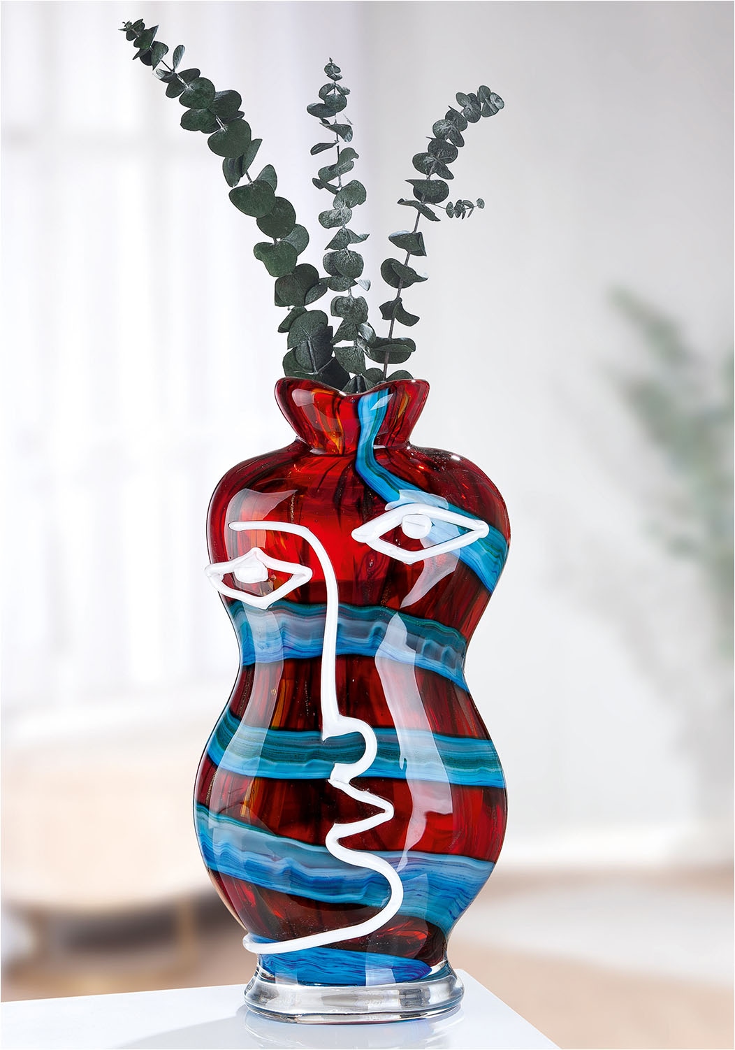 GILDE Tischvase »Gesichtsvase  Franco«