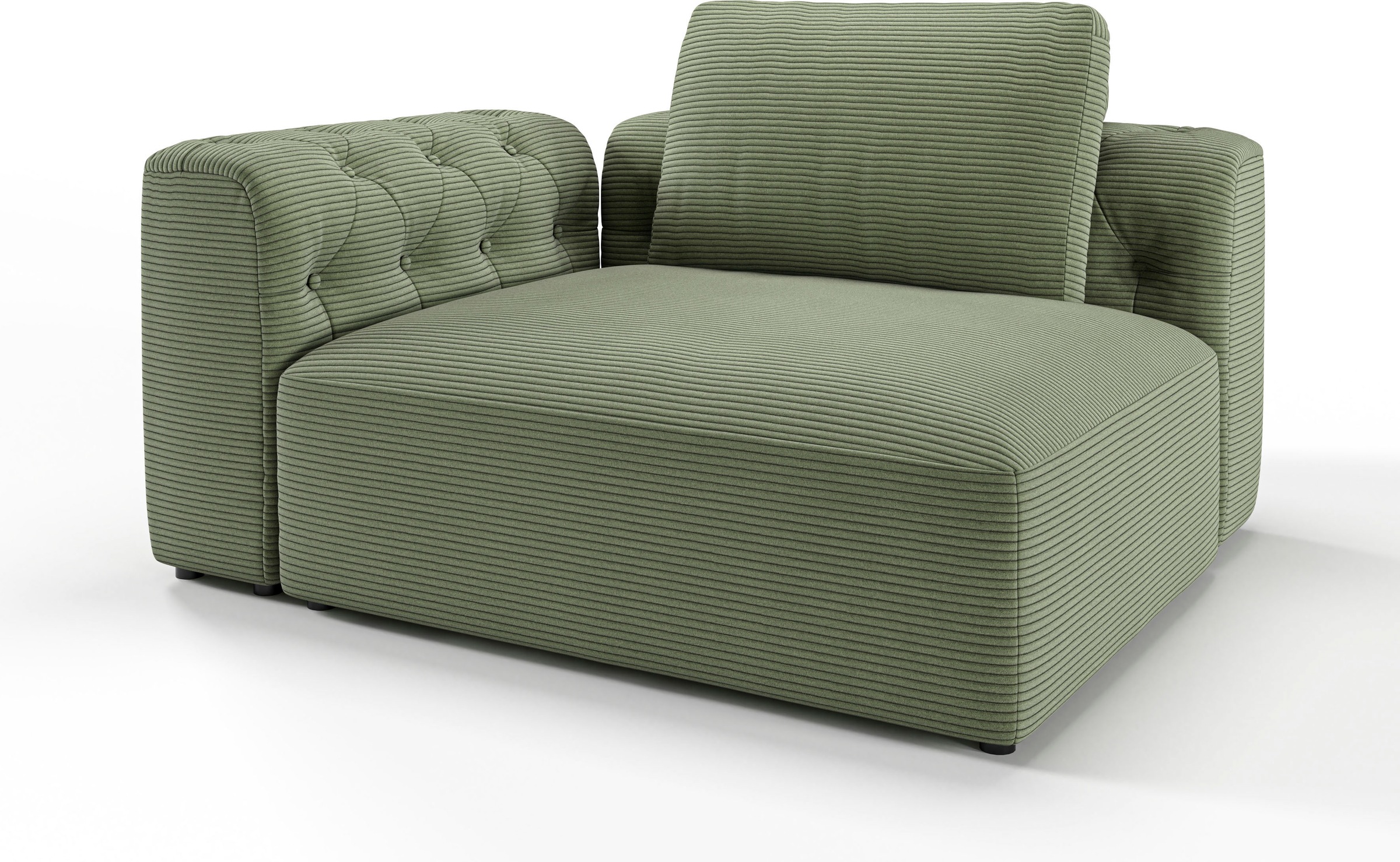 RAUM.ID 1,5-Sitzer »Cushid«, Modul-Eckteil, auch einzeln stellbar, Breite 134 cm